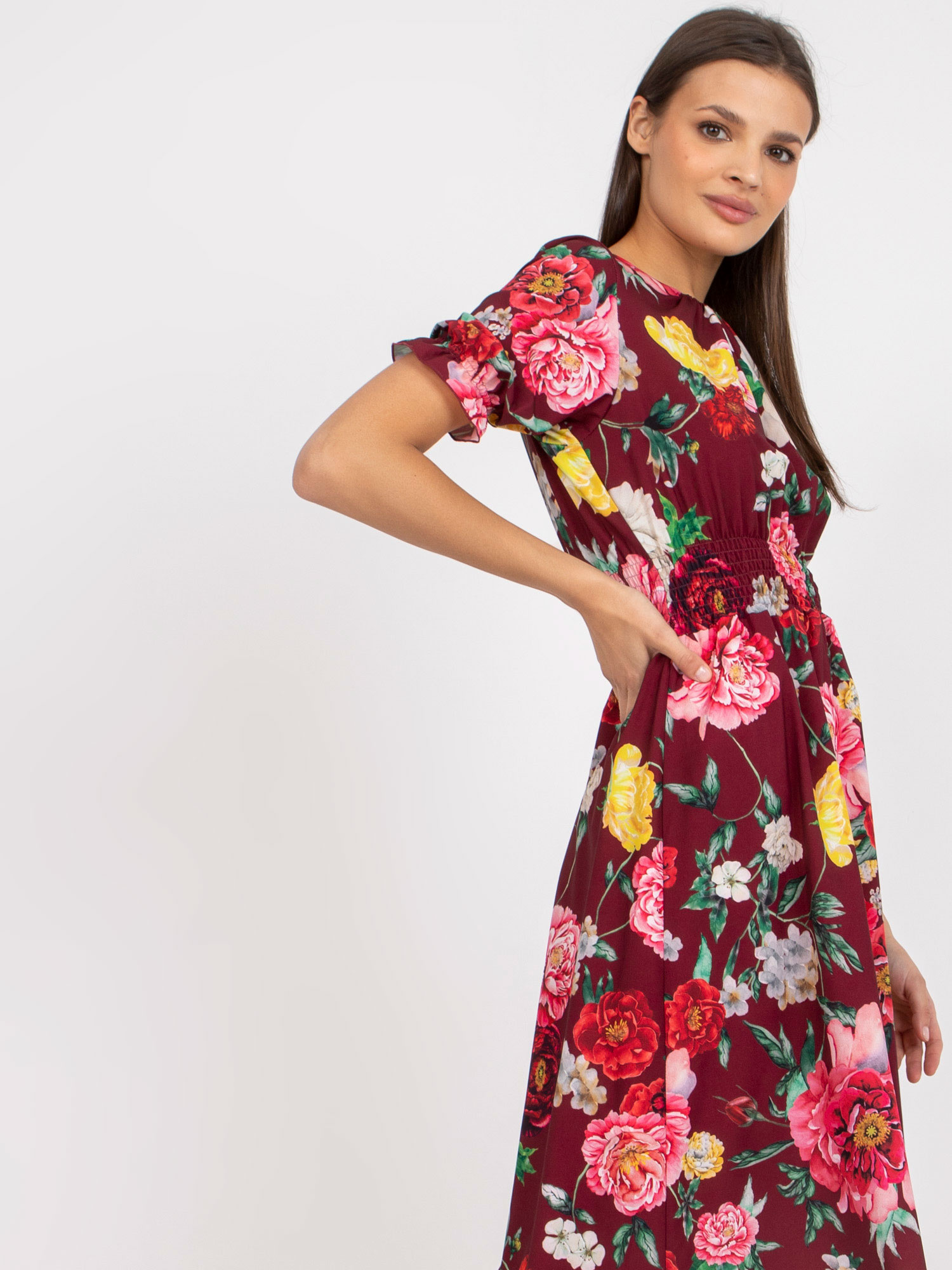 Dress-LK-SK-507564.36P-burgundy