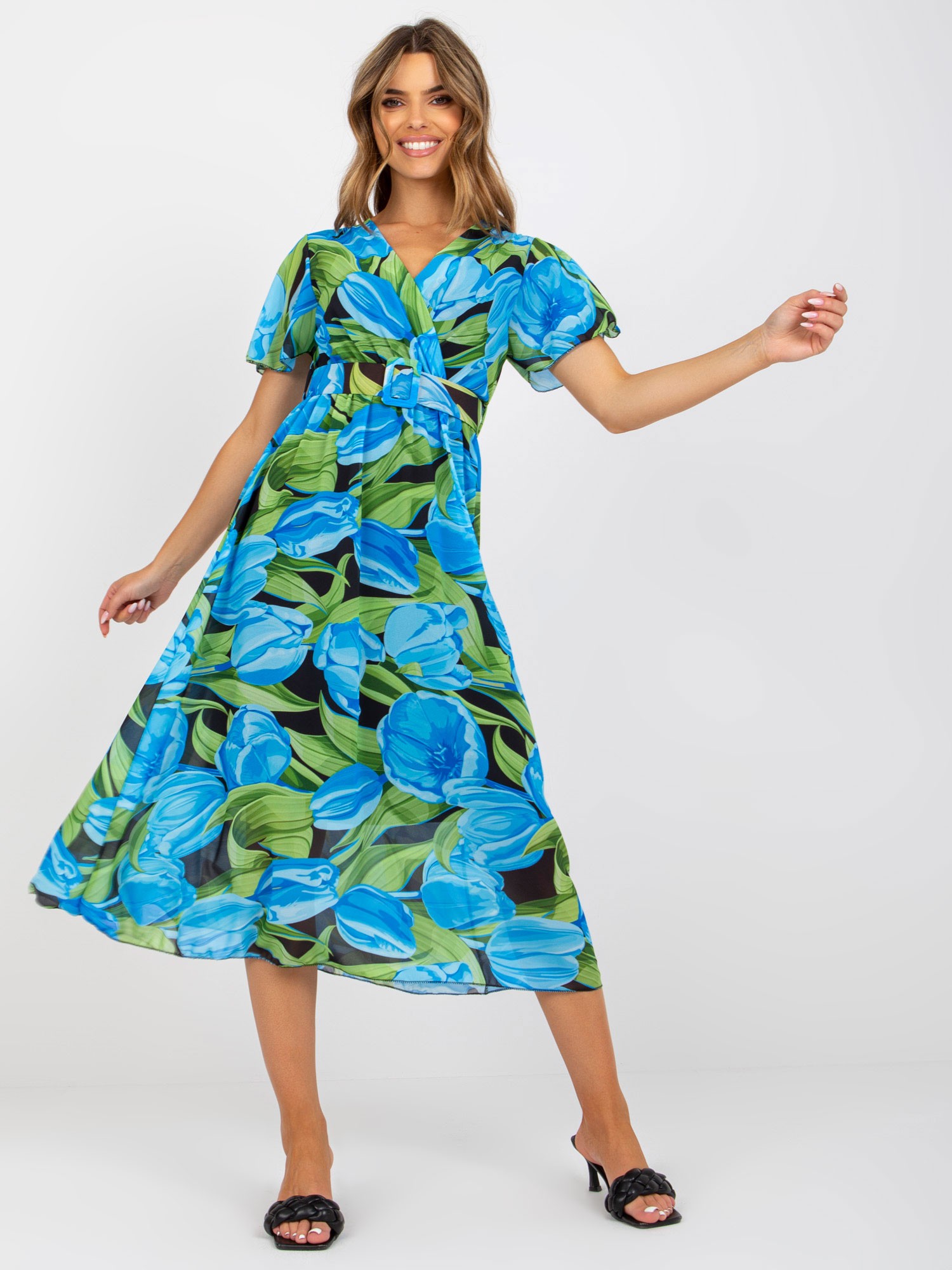 Dress-DHJ-SK-15967.54P-black-blue