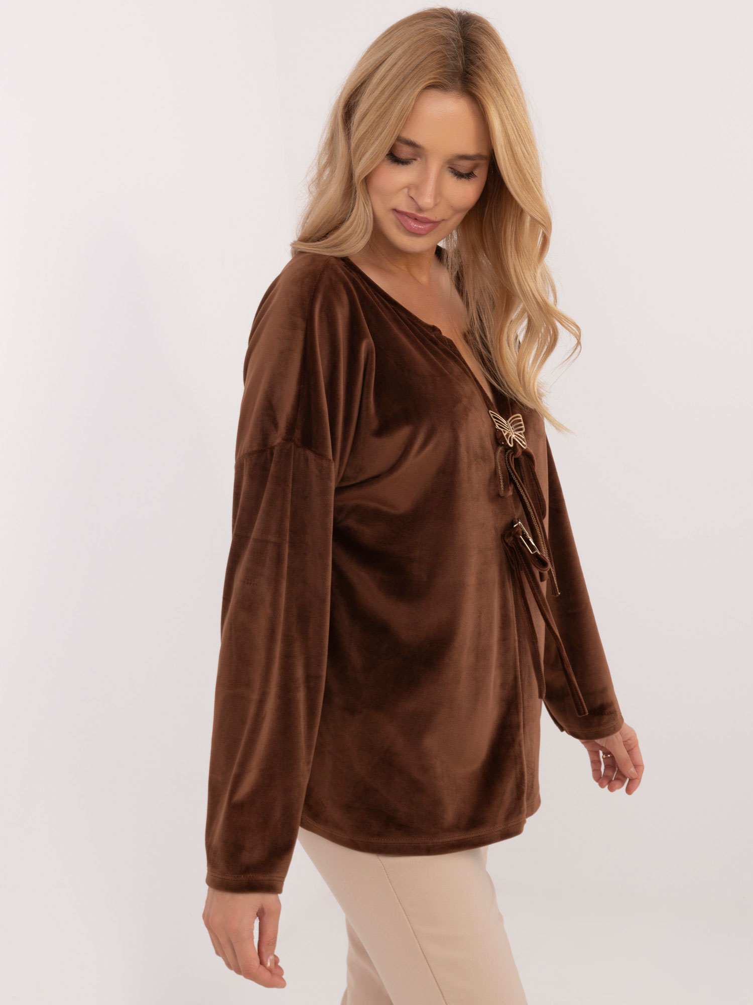 Blouse-DHJ-BZ-19916.03P-brown