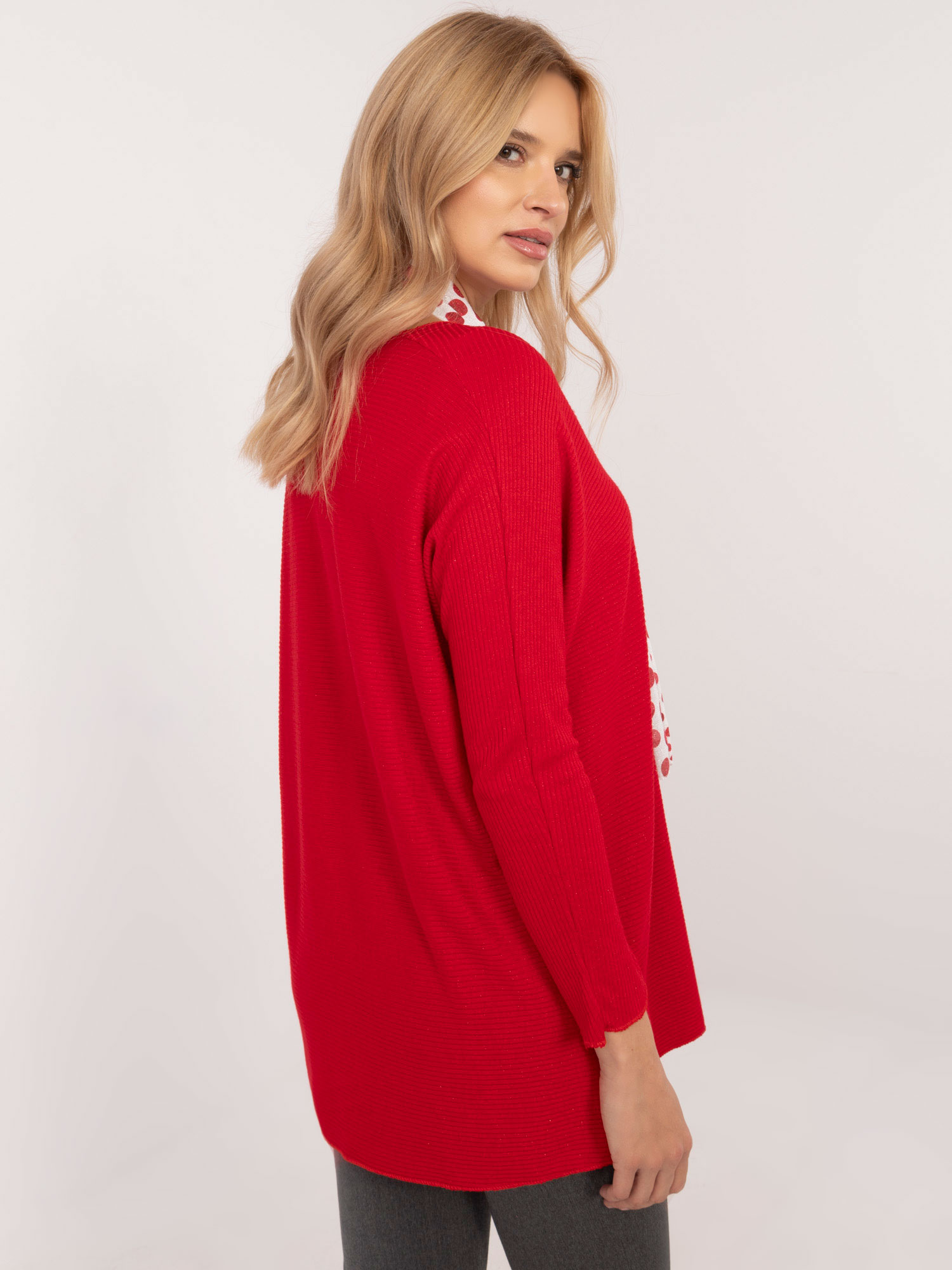 Blouse-DHJ-BZ-19226.91-red