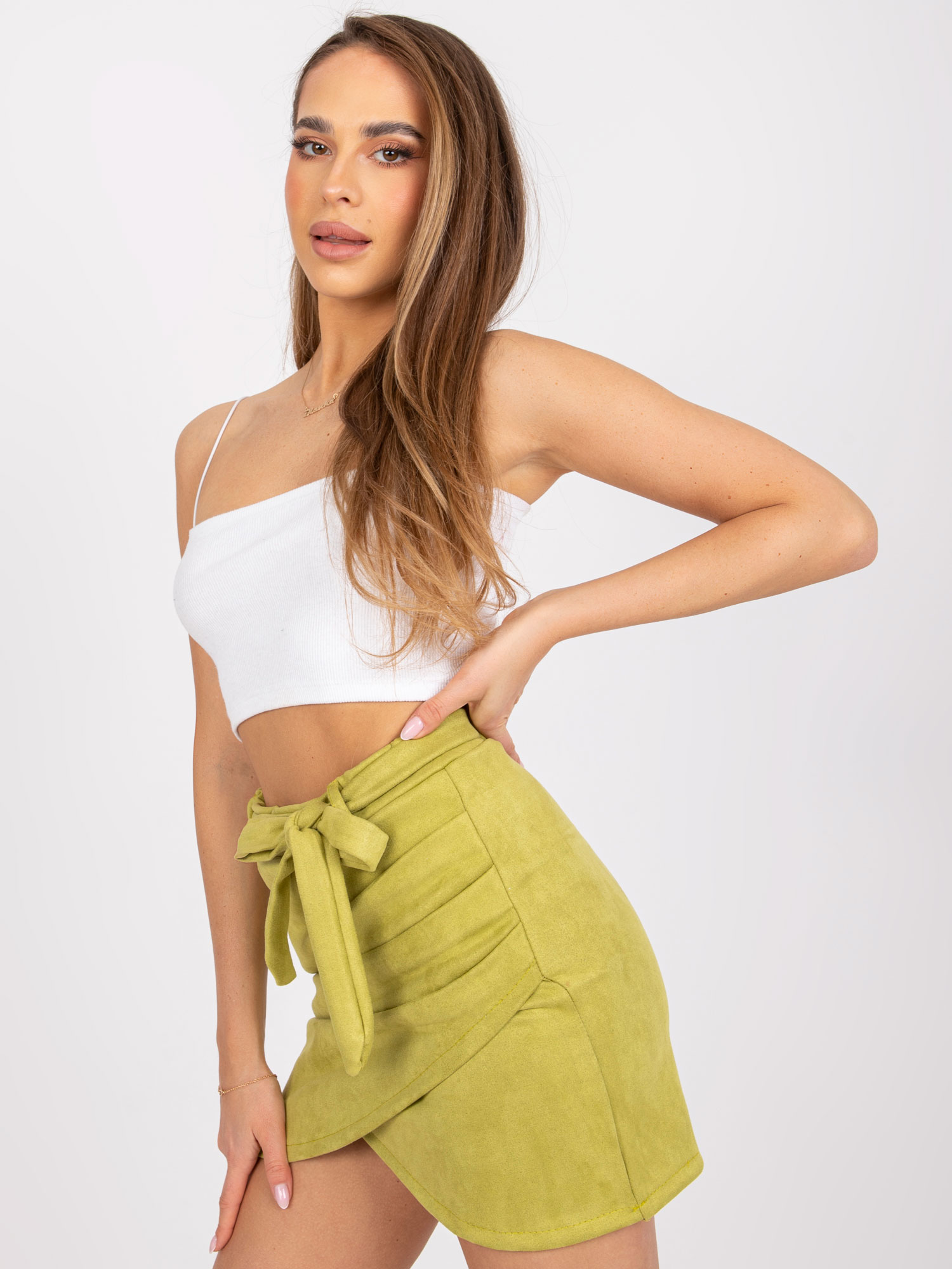 Skirt-DHJ-SD-15680.28X-Lime