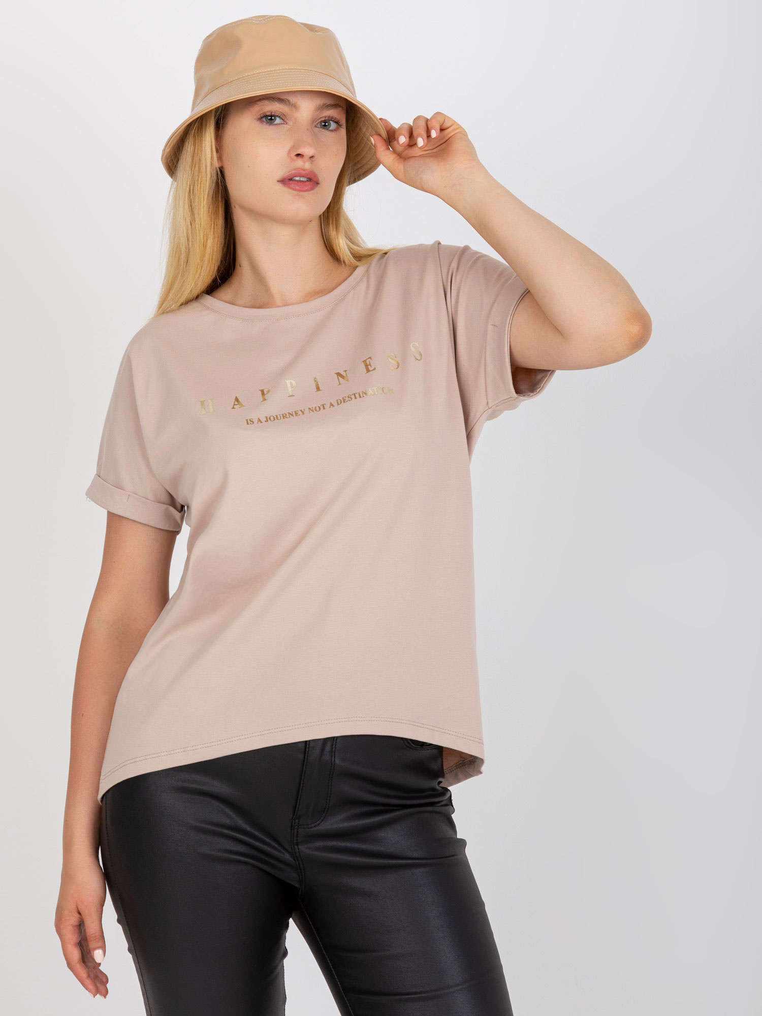 T-shirt-RV-TS-7776.02P-beige