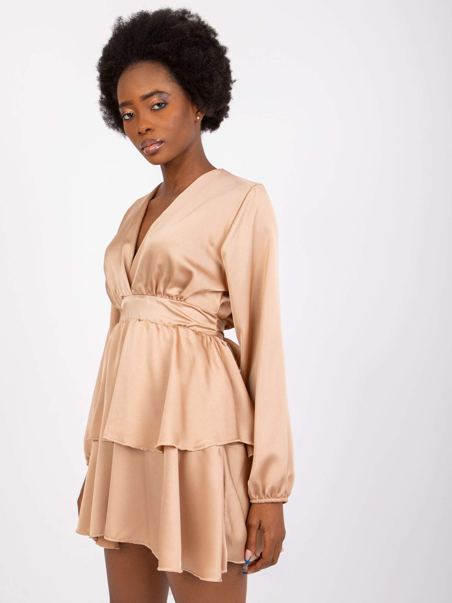 Dress-DHJ-SK-15178.45P-beige