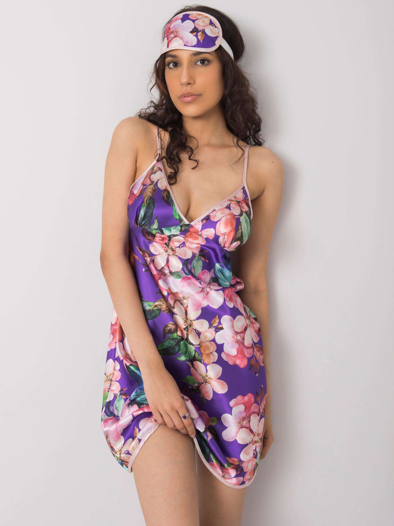 Nightgown-BR-KN-1036-dark purple