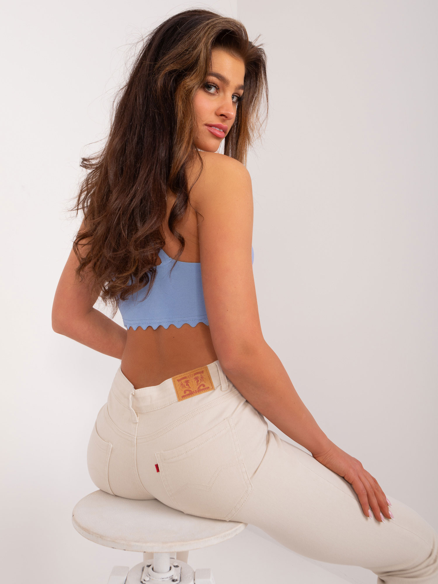 Jeans trousers-PM-SP-J2107-9.68-light beige