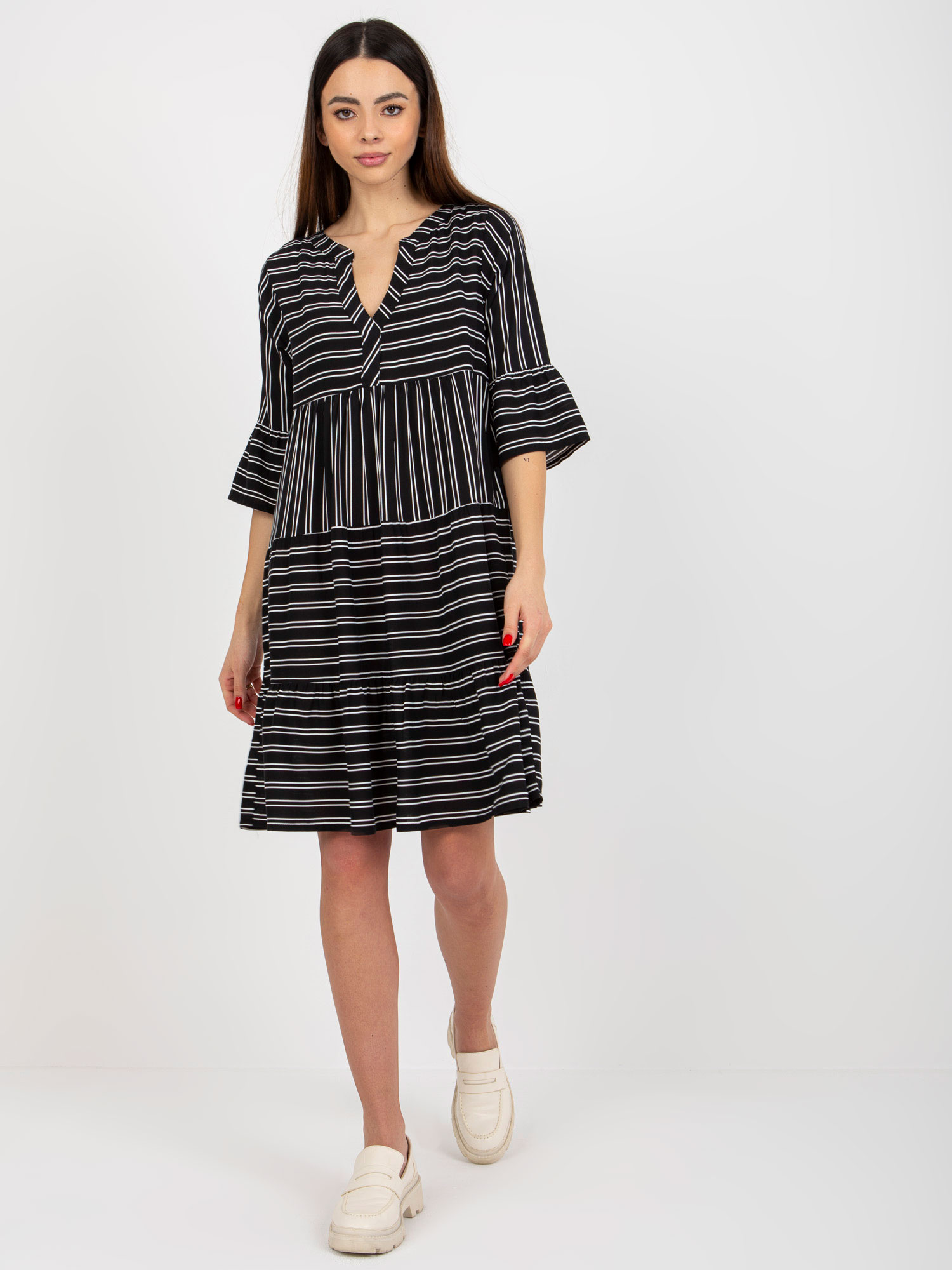 Dress-D73771M30214H-black