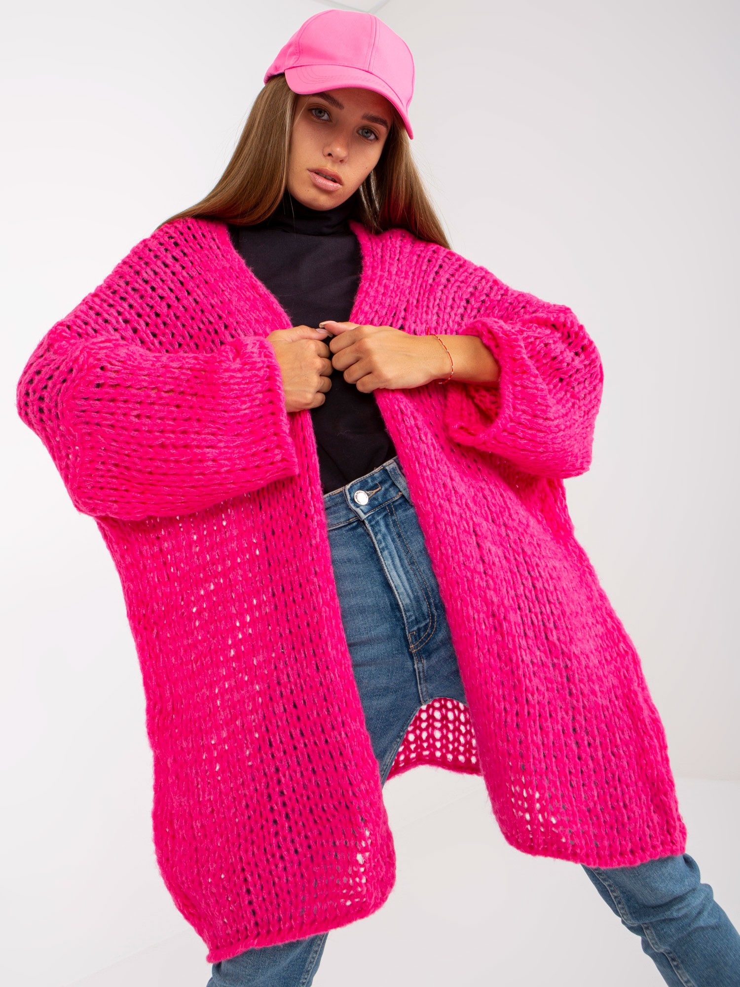 Sweater-TW-SW-BI-M2202.29X-fluo pink