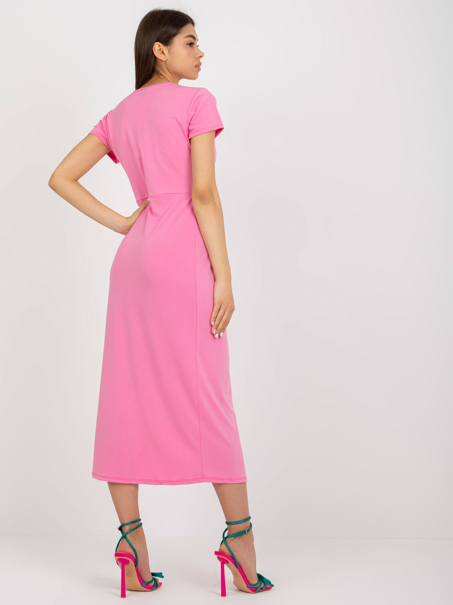 Dress-DHJ-SK-17302.39X-Pink