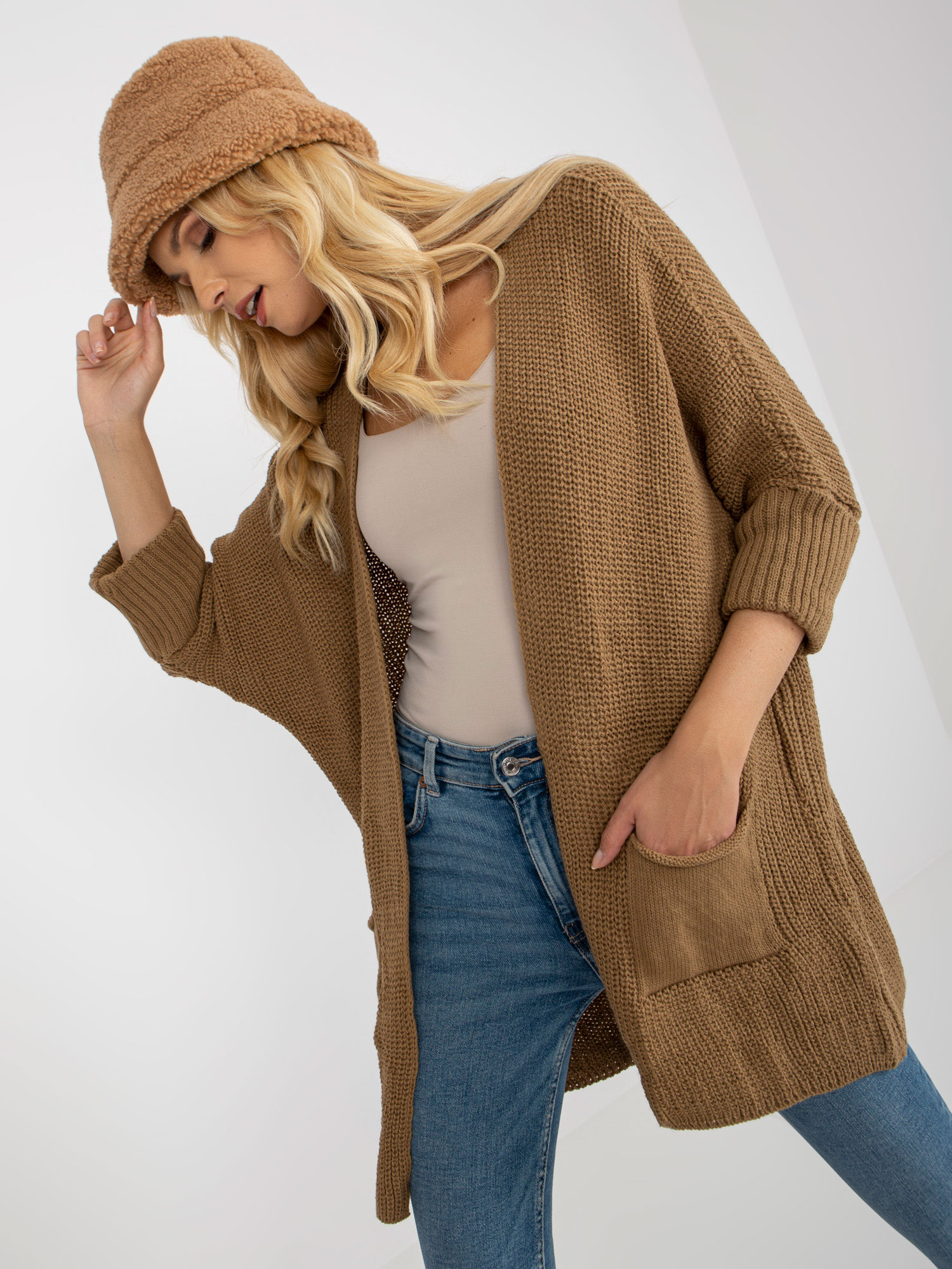 Cardigan-LO-SW-LK-3002.98P-dark beige