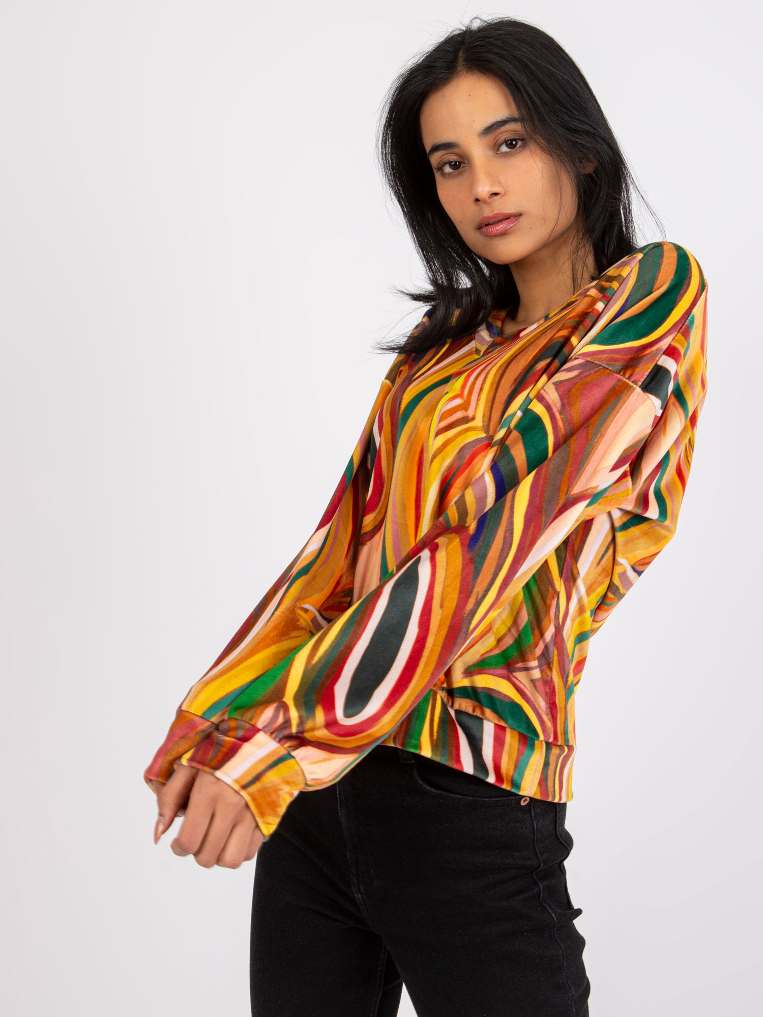 Blouse-DHJ-BZ-6033.21P-dark yellow