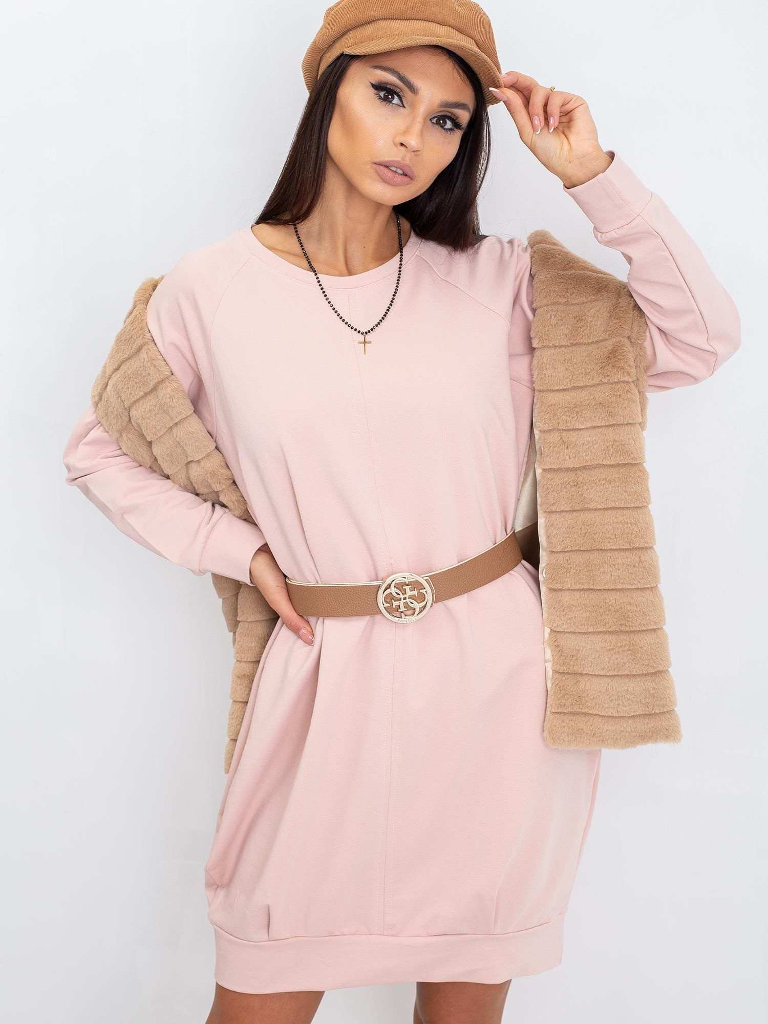 Dress-RV-TU-5184.93P-Light Pink