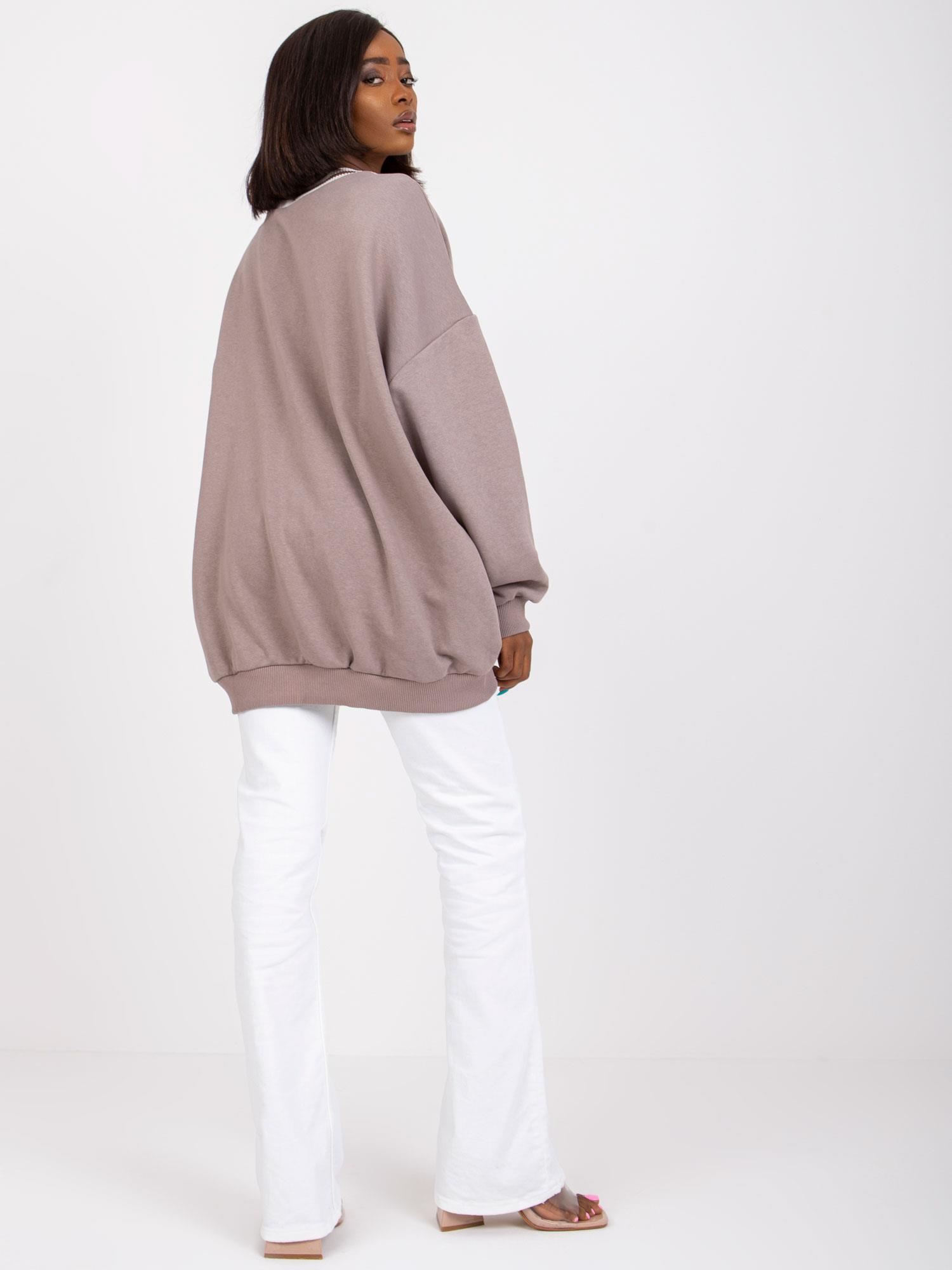 Sweatshirt-FA-BL-7650.40-dark beige