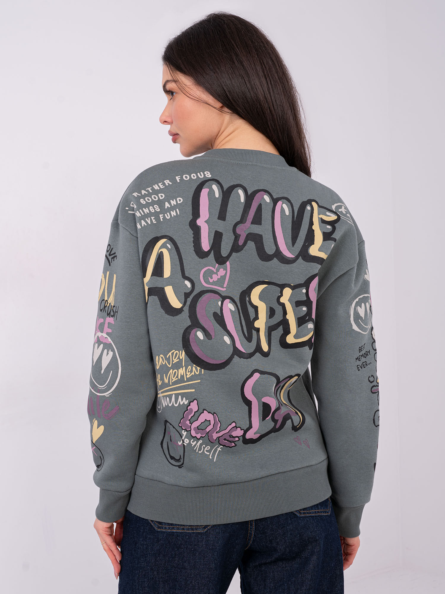 Dámska mikina s potlačou