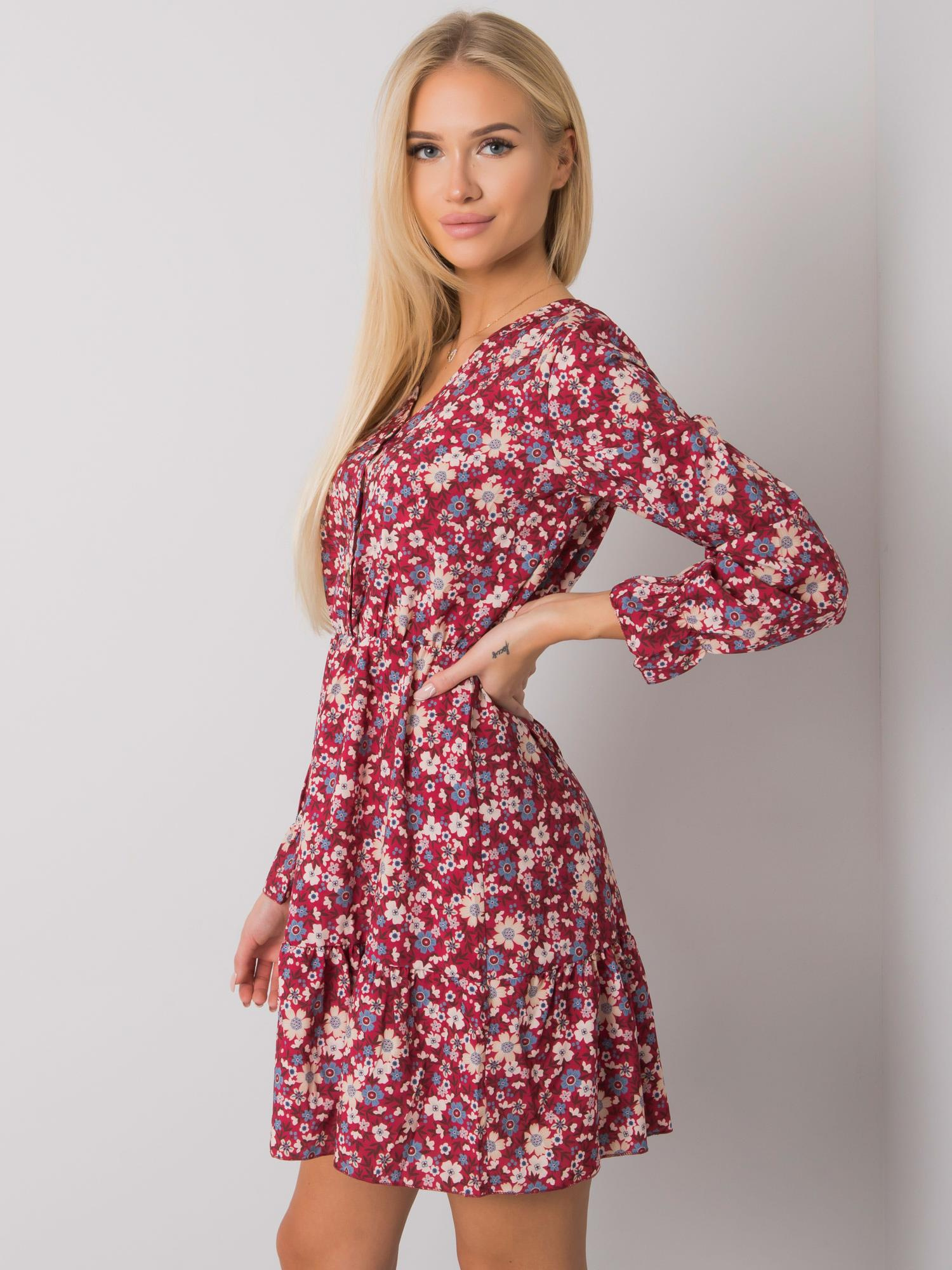 Dress-TW-SK-BI-25624.20P-burgundy