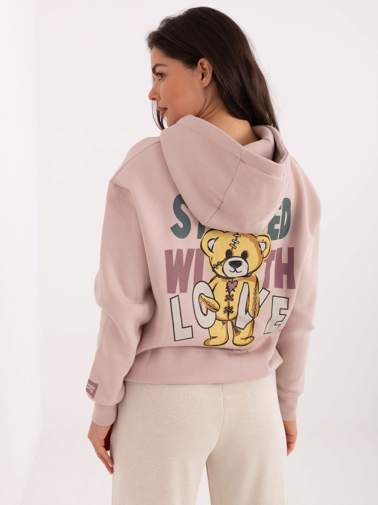 Sweatshirt-D10600BI02420T-dark pink