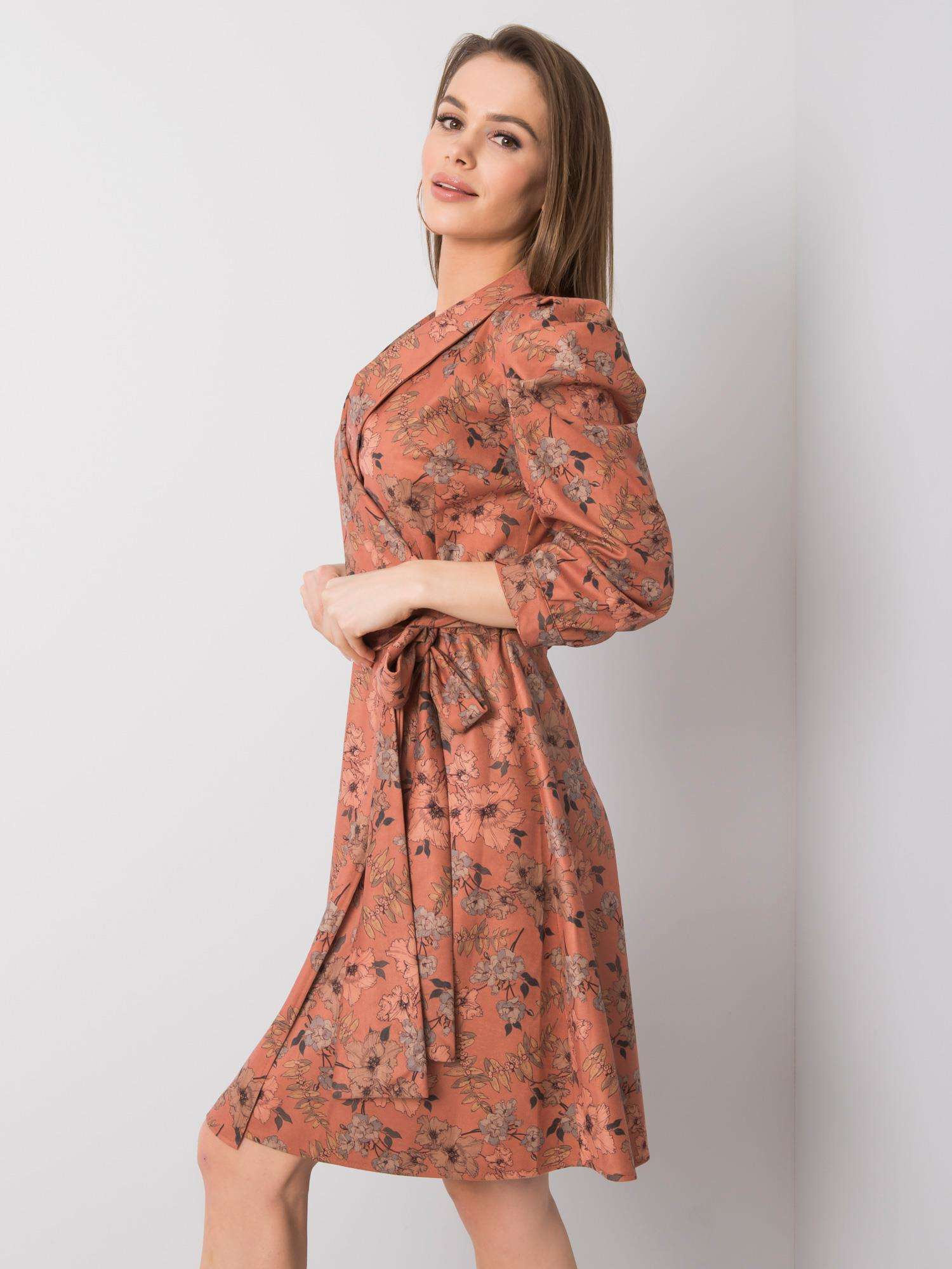 Dress-LK-SK-508381.85P-Dark Orange