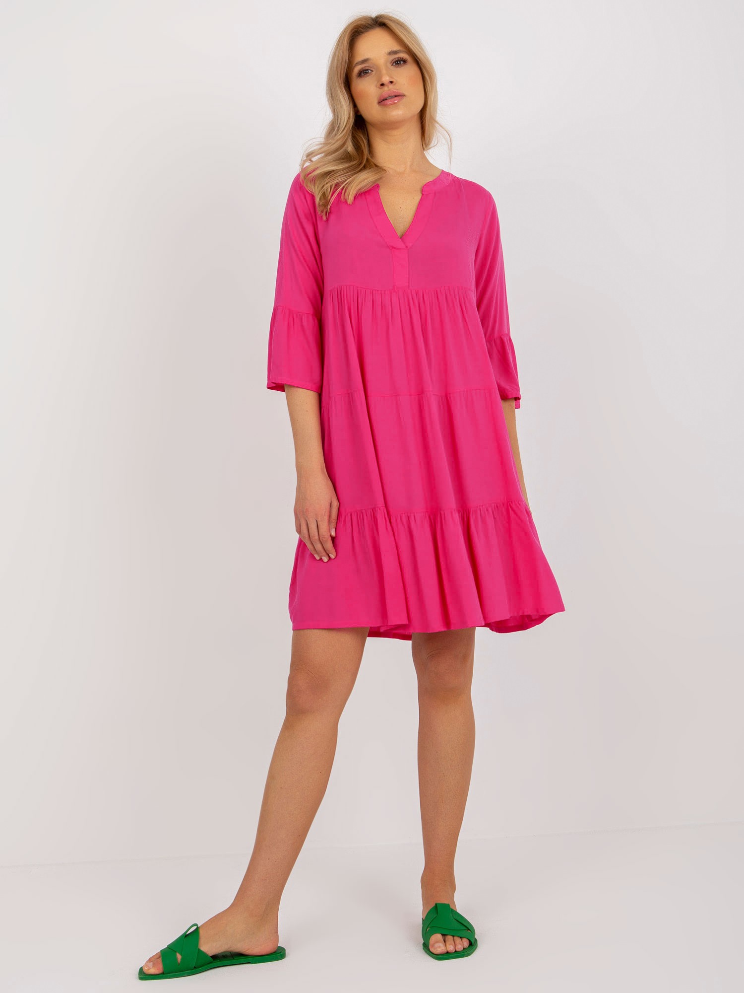 Dress-D73761M30214B-fuchsia