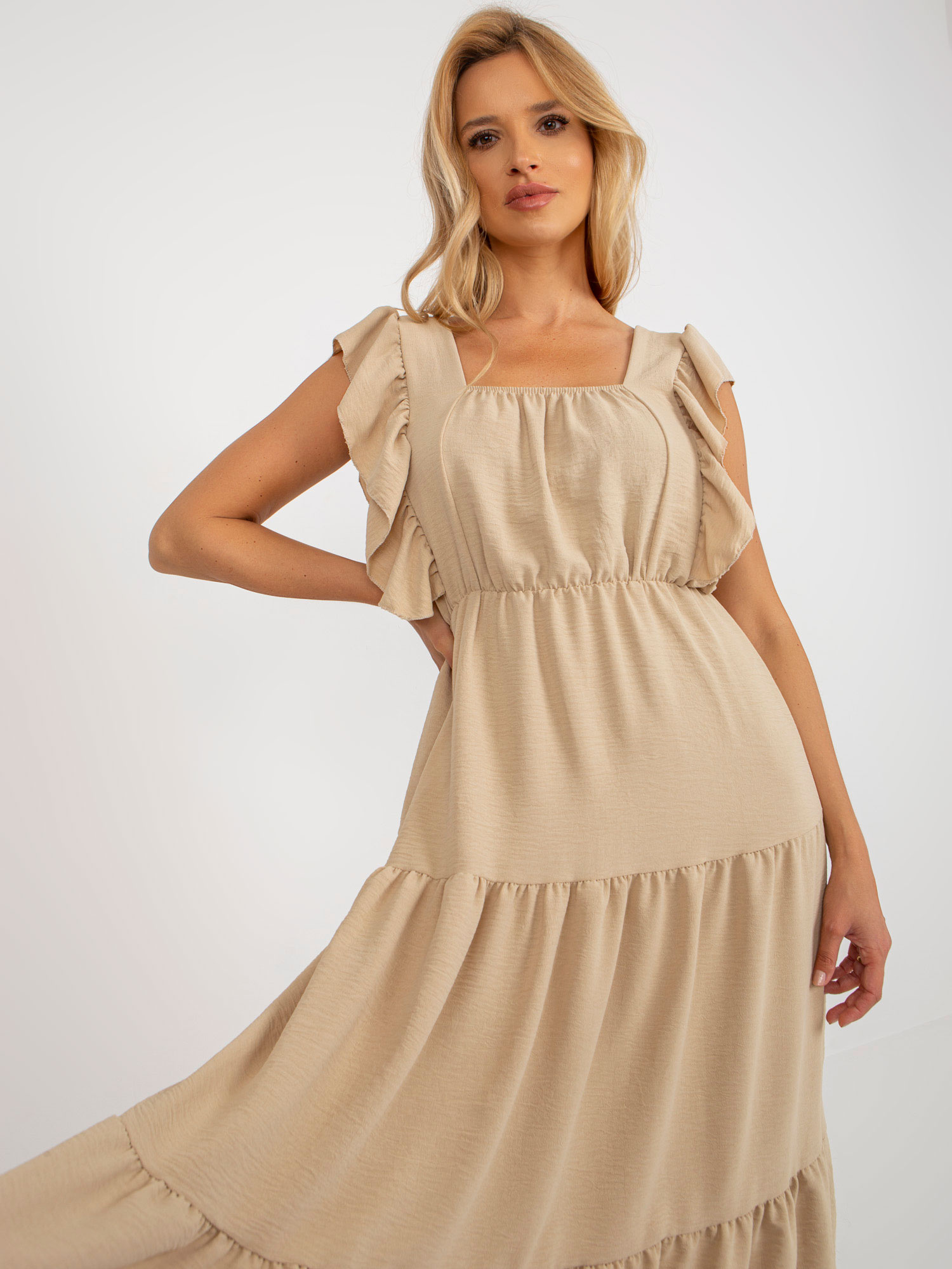 Dress-DHJ-SK-8352.04-dark beige