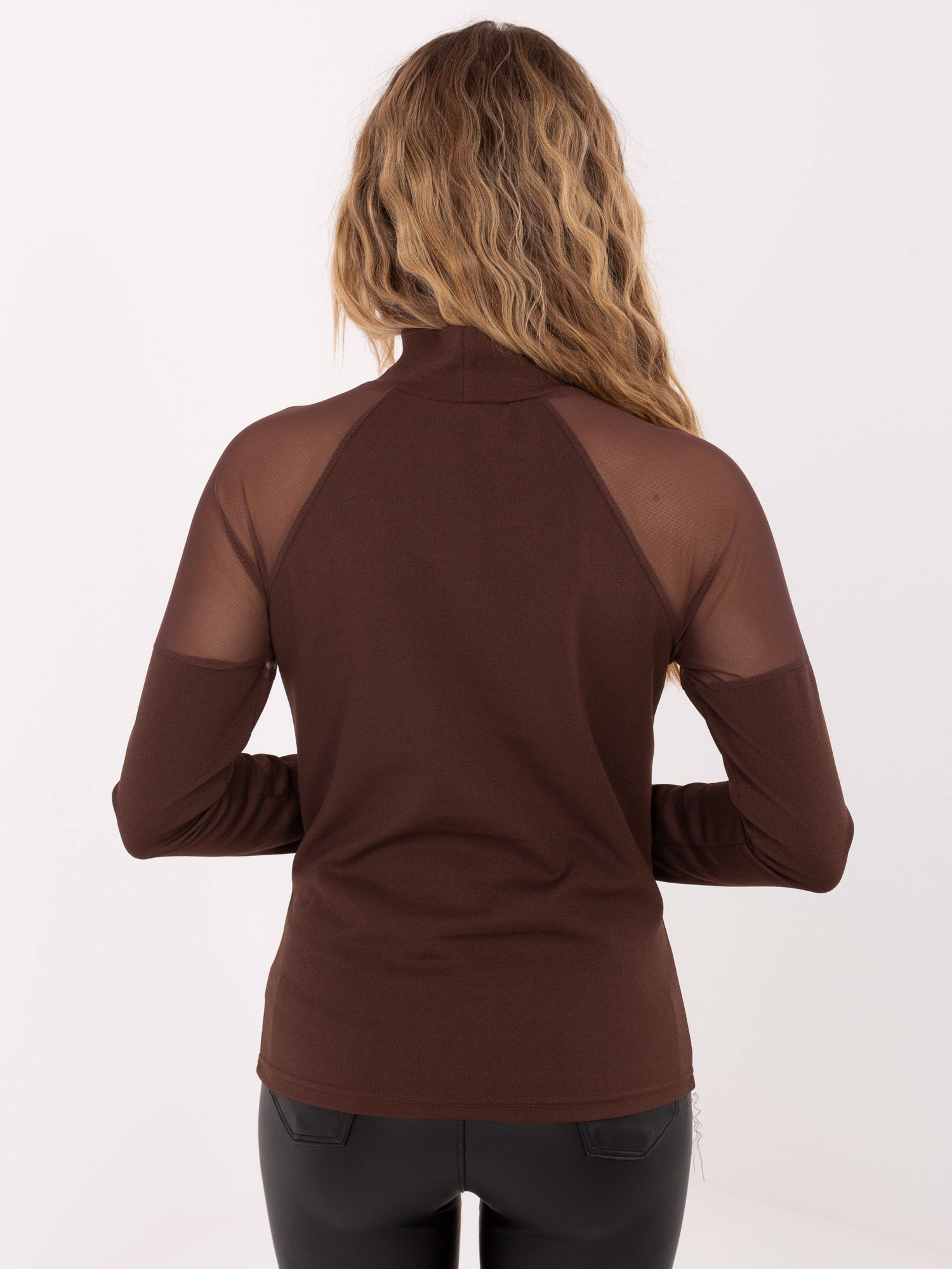 Blouse-MI-BZ-M776.13-brown