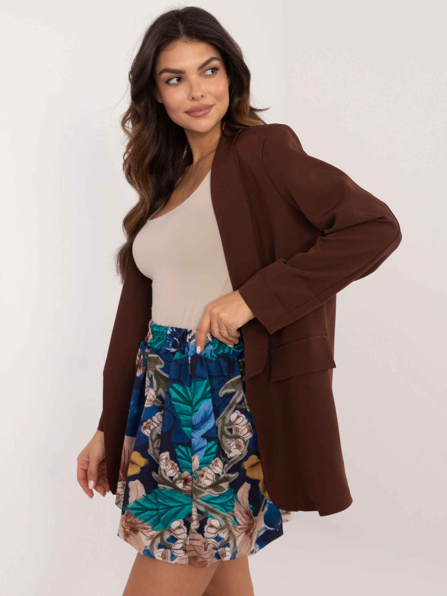 Skirt-DHJ-SD-19865-5.70P-Dark Blue