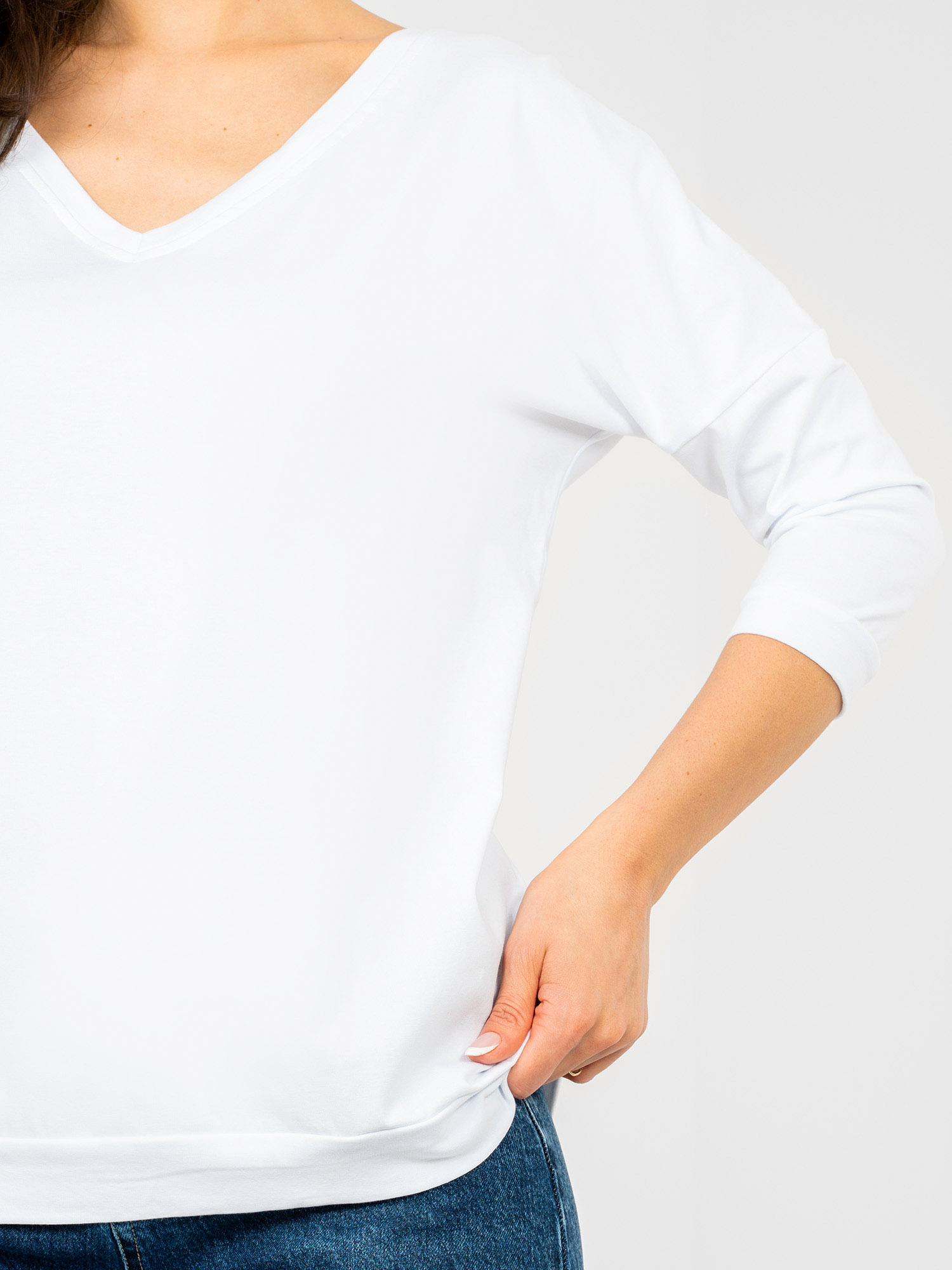 Bílá dámská halenka