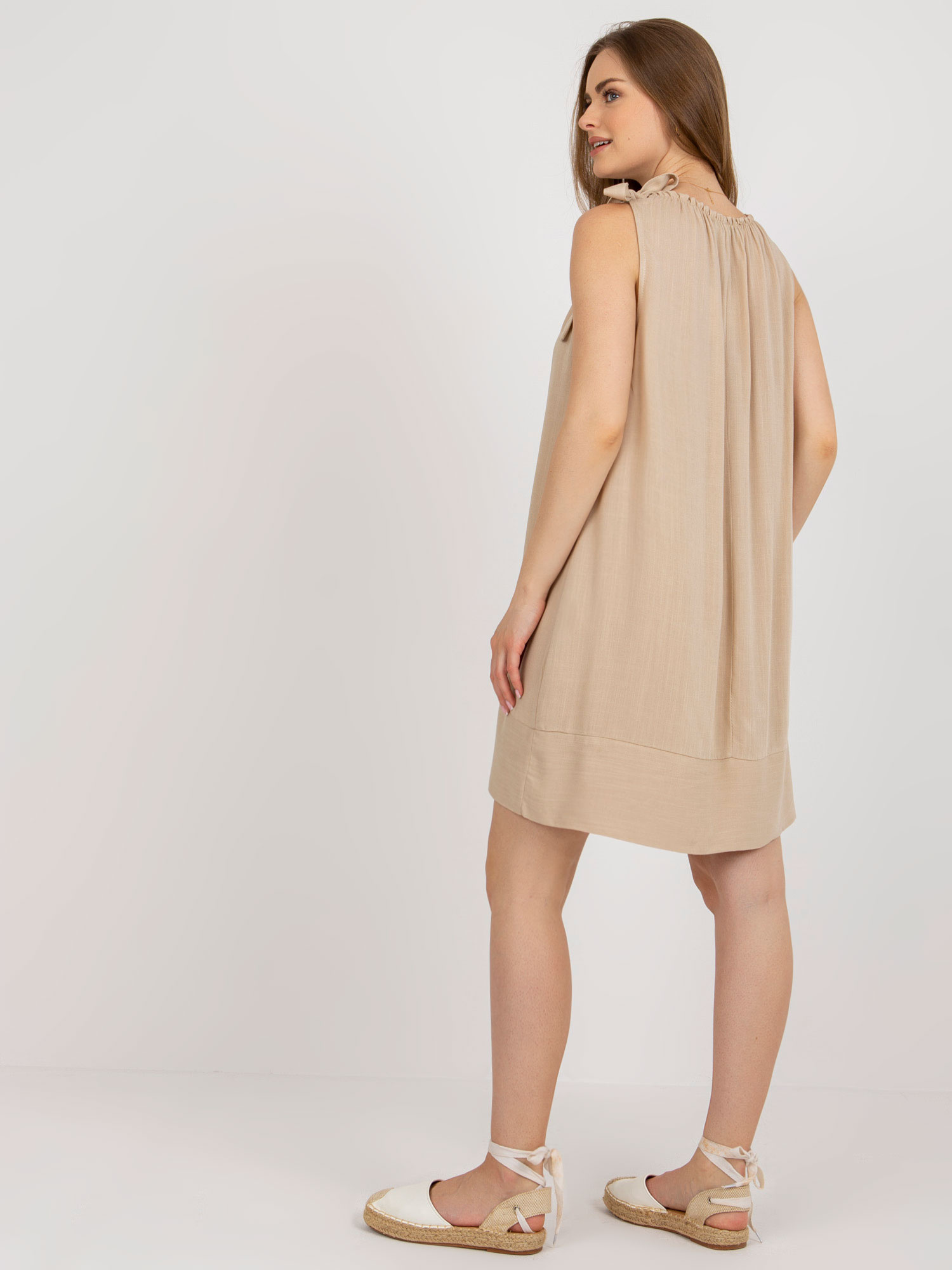 Dress-TW-SK-BI-89923.29-beige