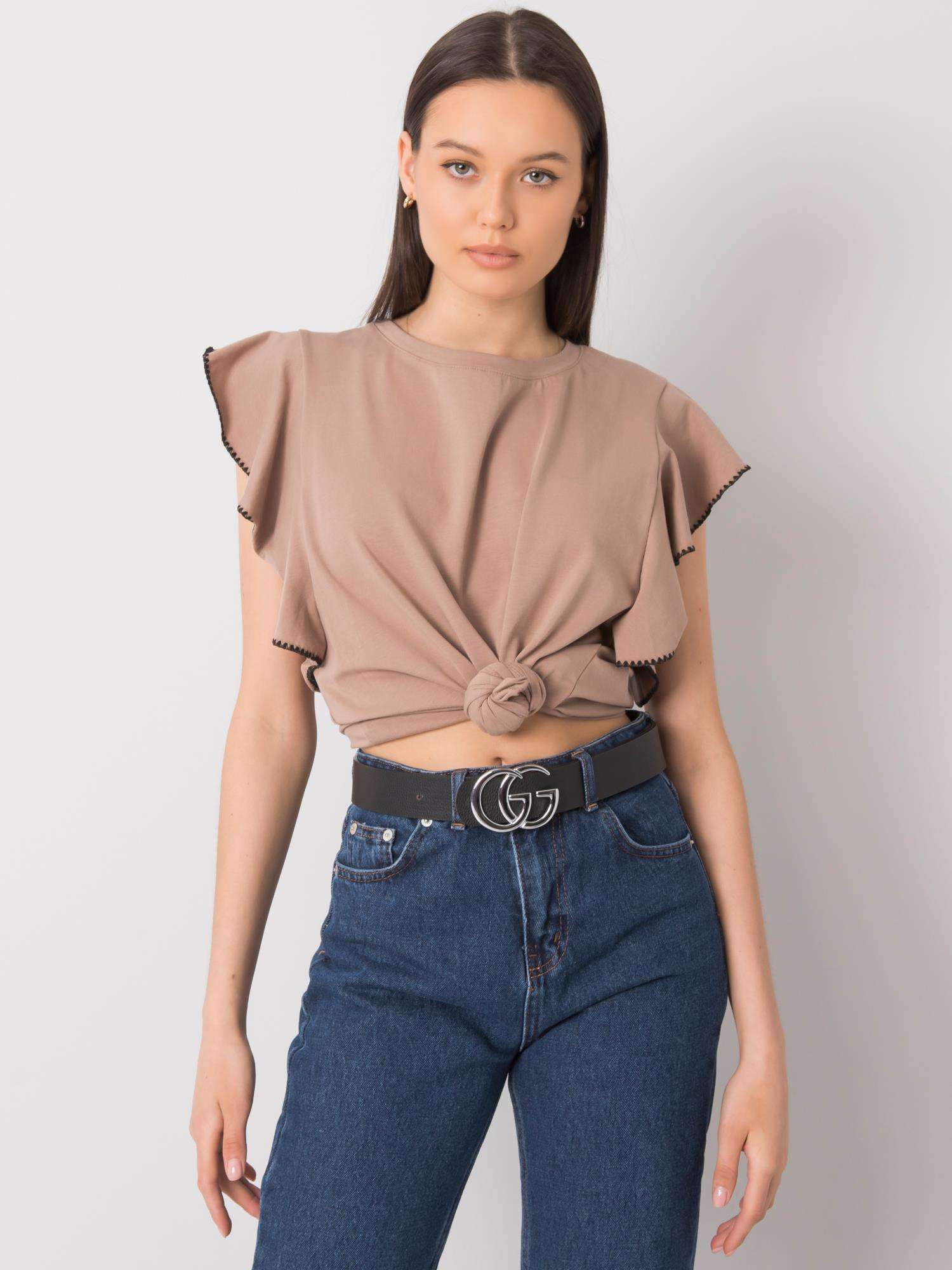 Blouse-FA-BZ-7063.53P-dark beige