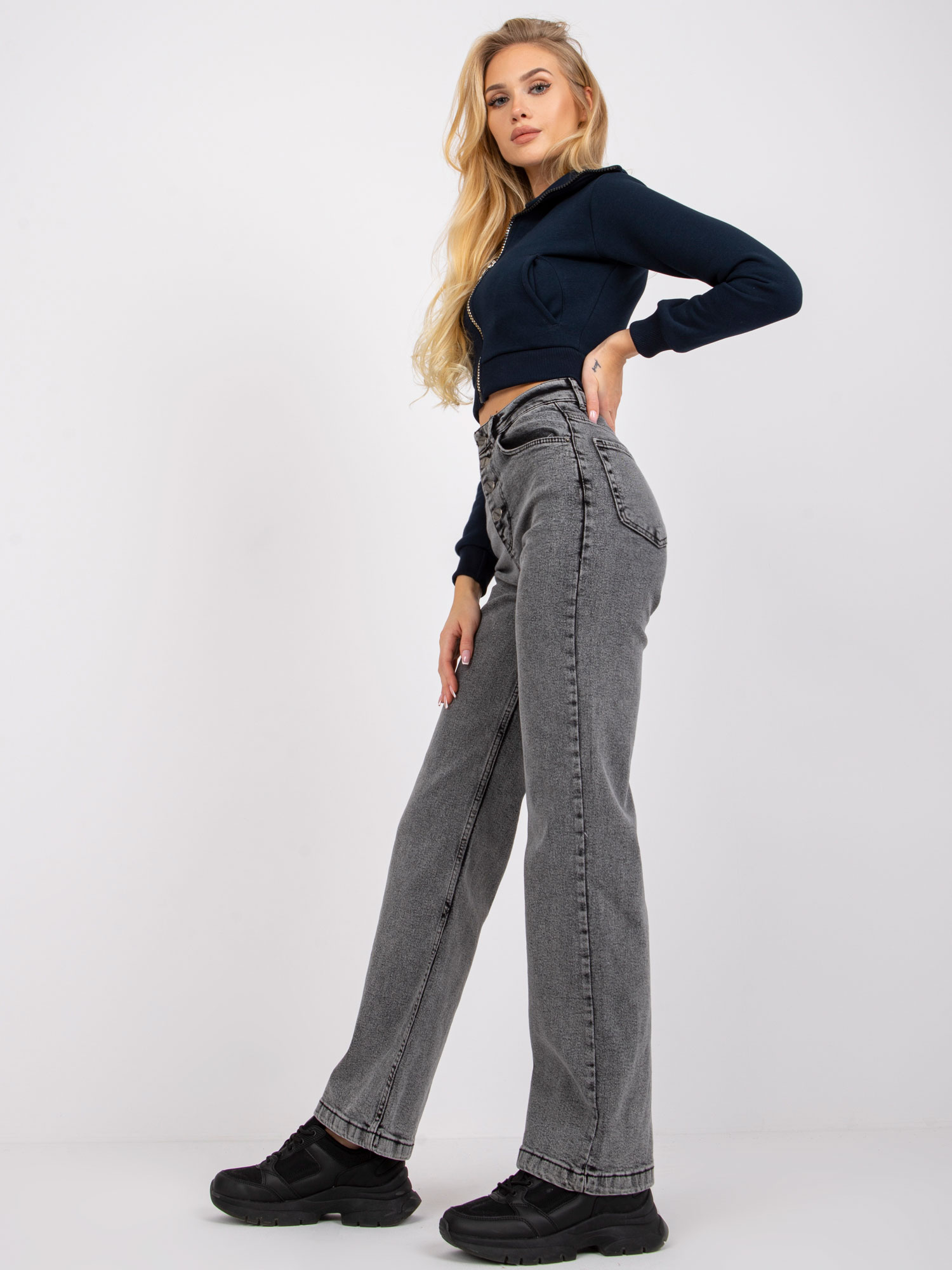 Trousers jeans-MR-SP-357.04P-dark grey