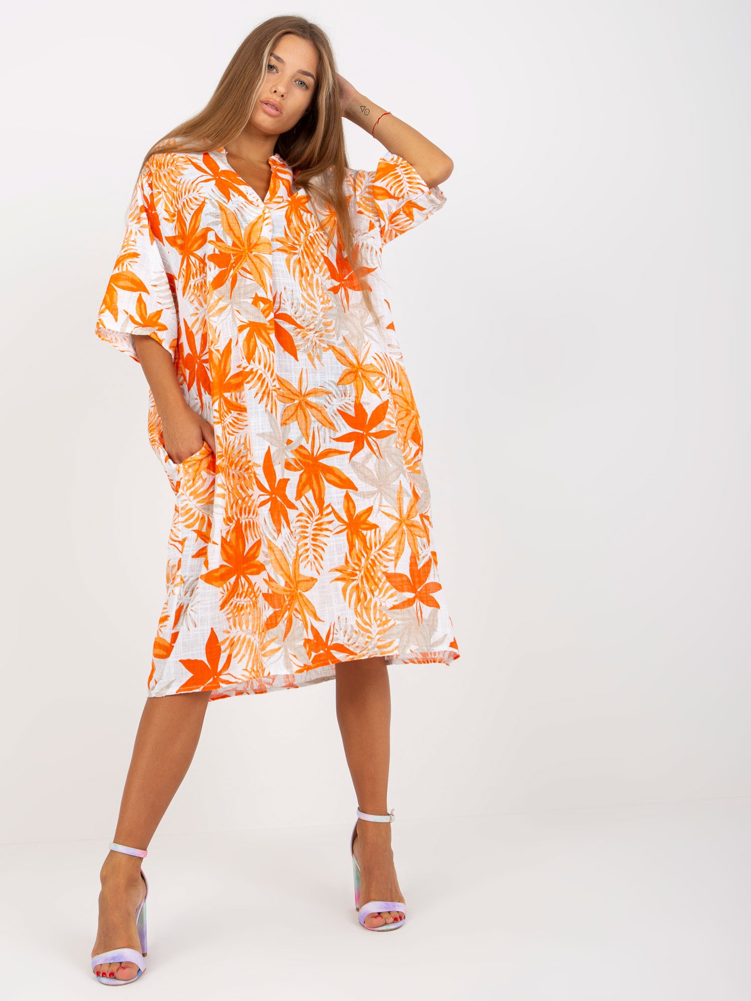 Dress-DHJ-SK-1077.84-Orange