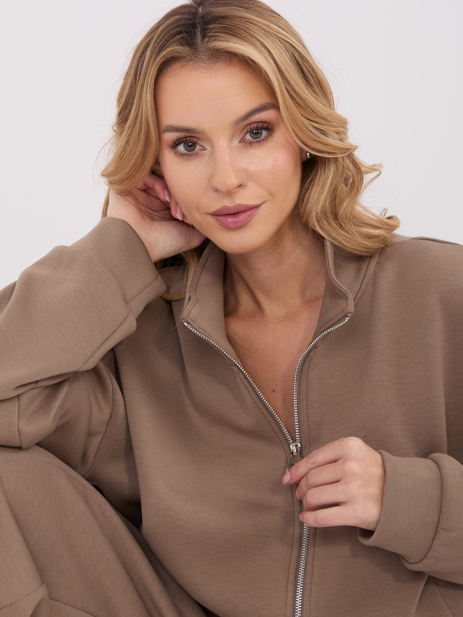 Sweatshirt-SM-BL-A1562.33-dark beige