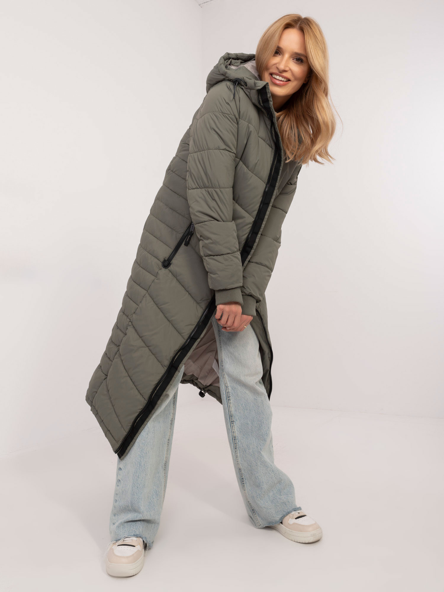 Coat-D51160XB44540A2-khaki