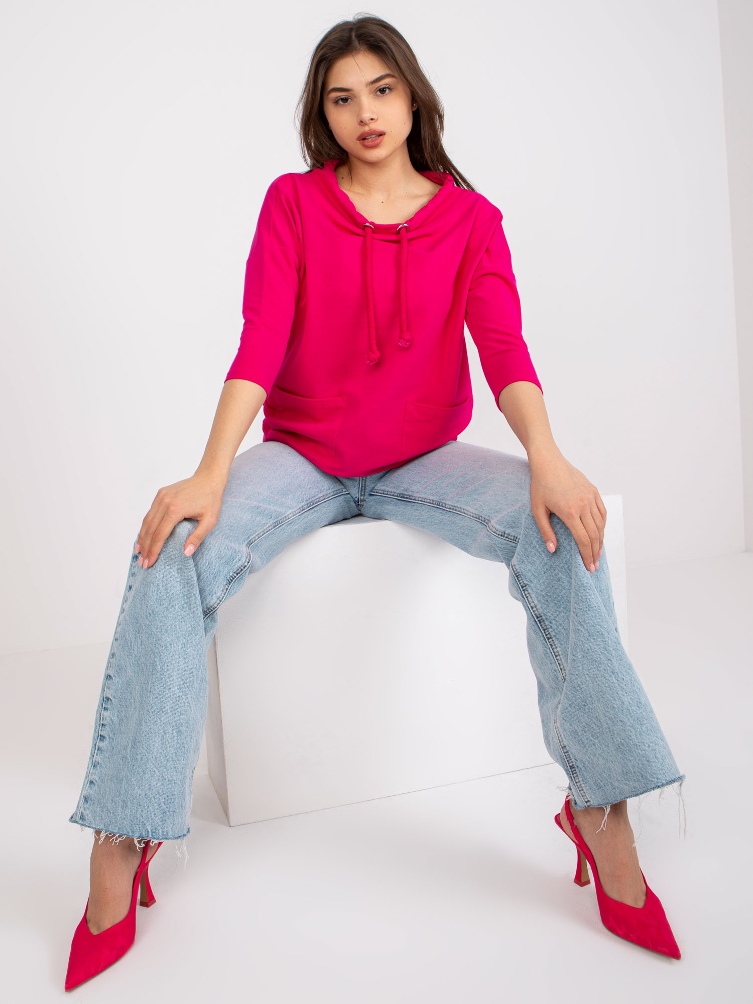 Blouse-LA-BZ-B586.29X-fuchsia