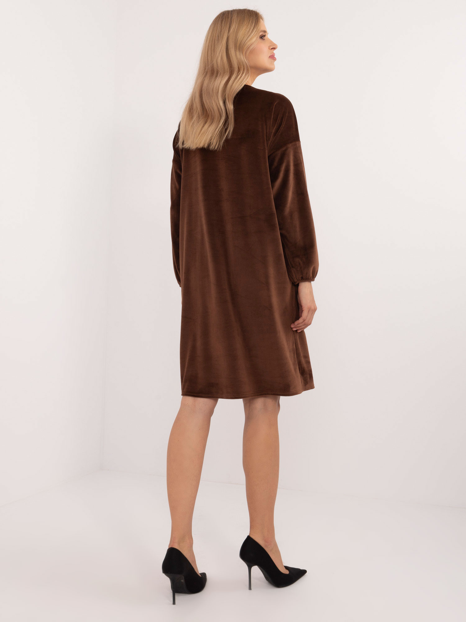 Dress-DHJ-SK-19890.86P-brown