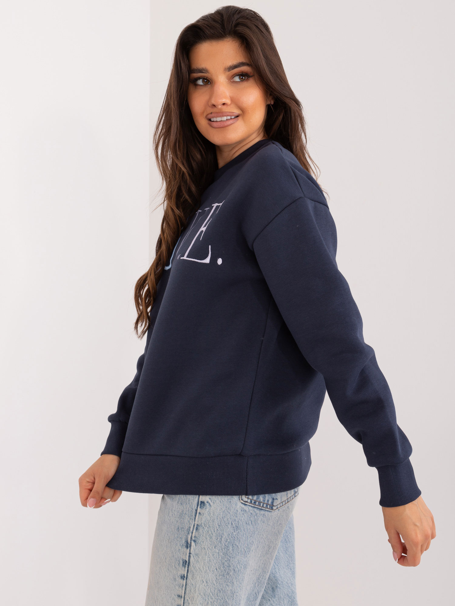 Sweatshirt-D10606BA02565C-navy blue