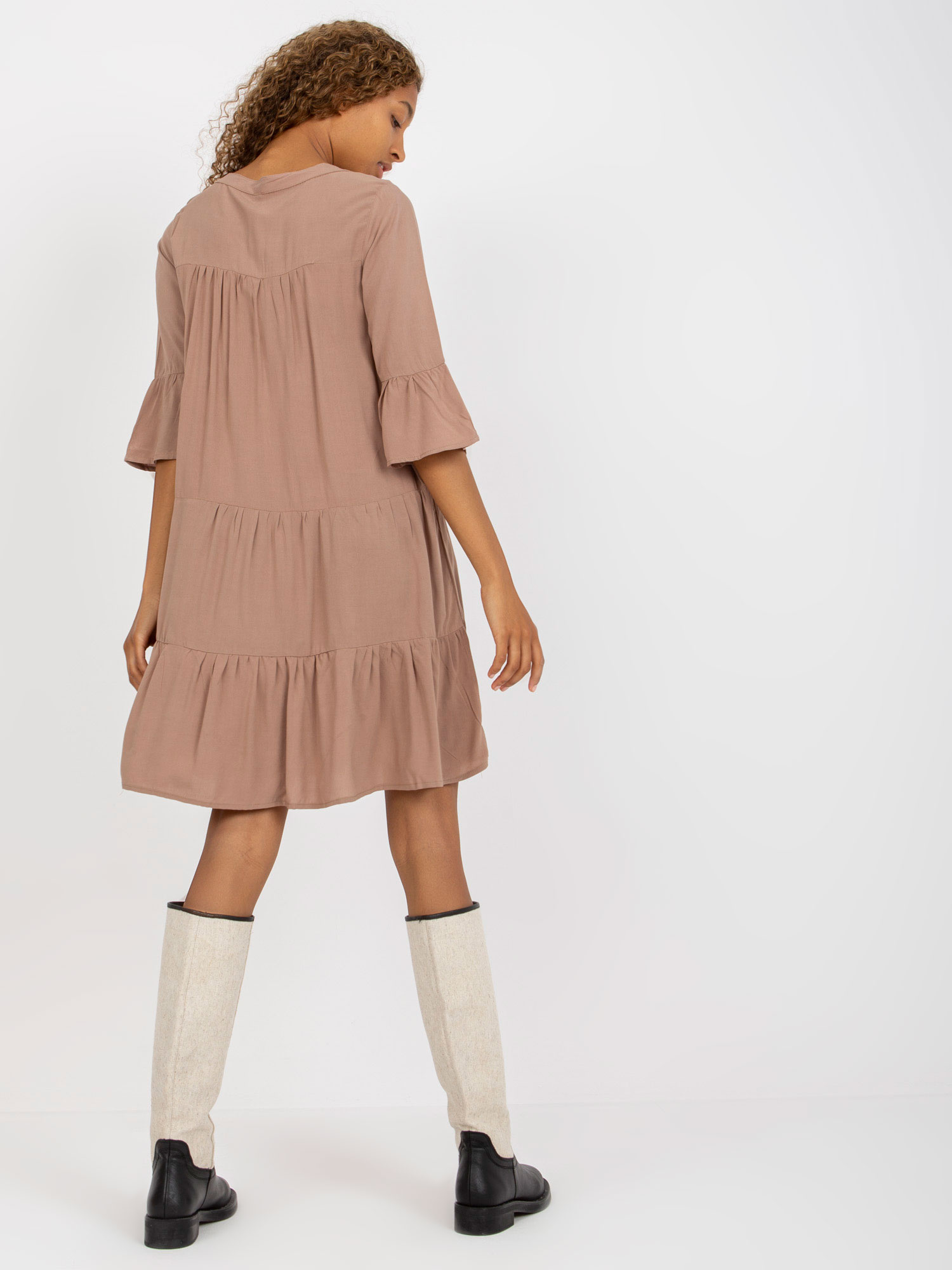 Dress-D73761M30214A3-dark beige