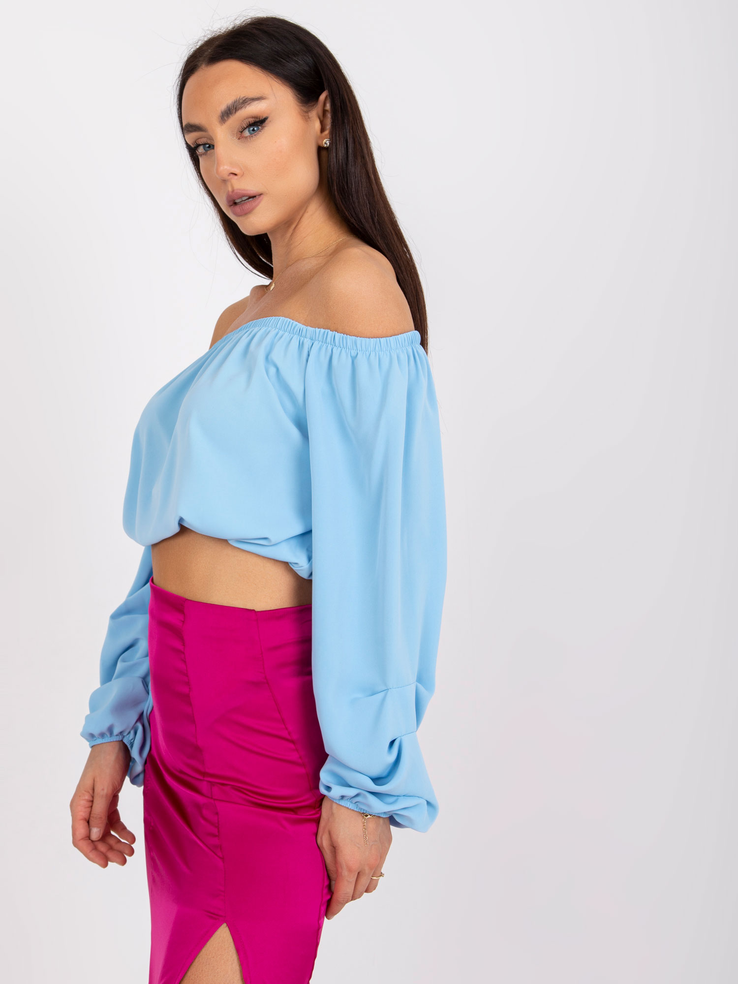 Blouse-DHJ-BZ-6816.57-light blue
