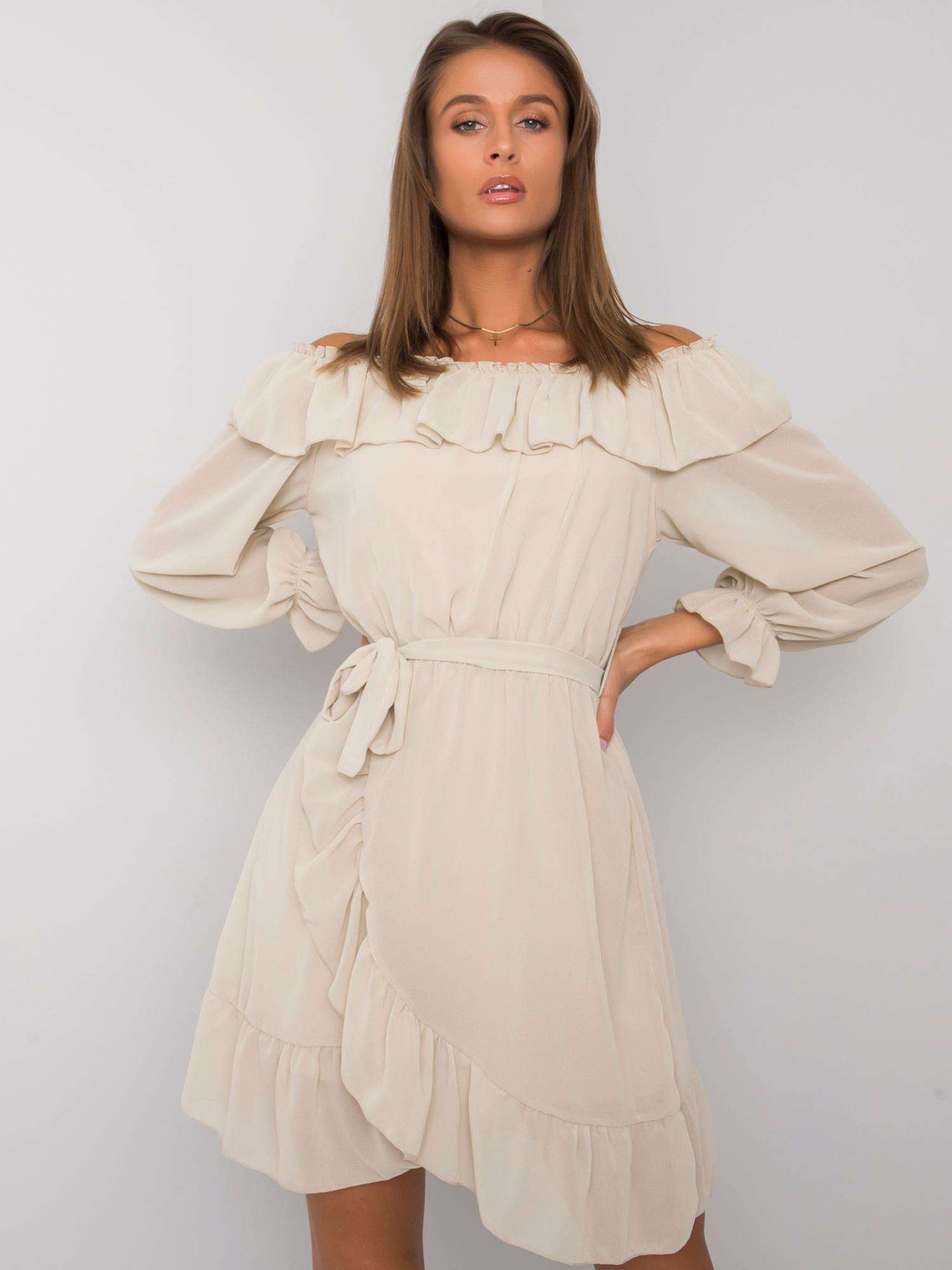 Dress-TW-SK-BI-1203.72P-light beige