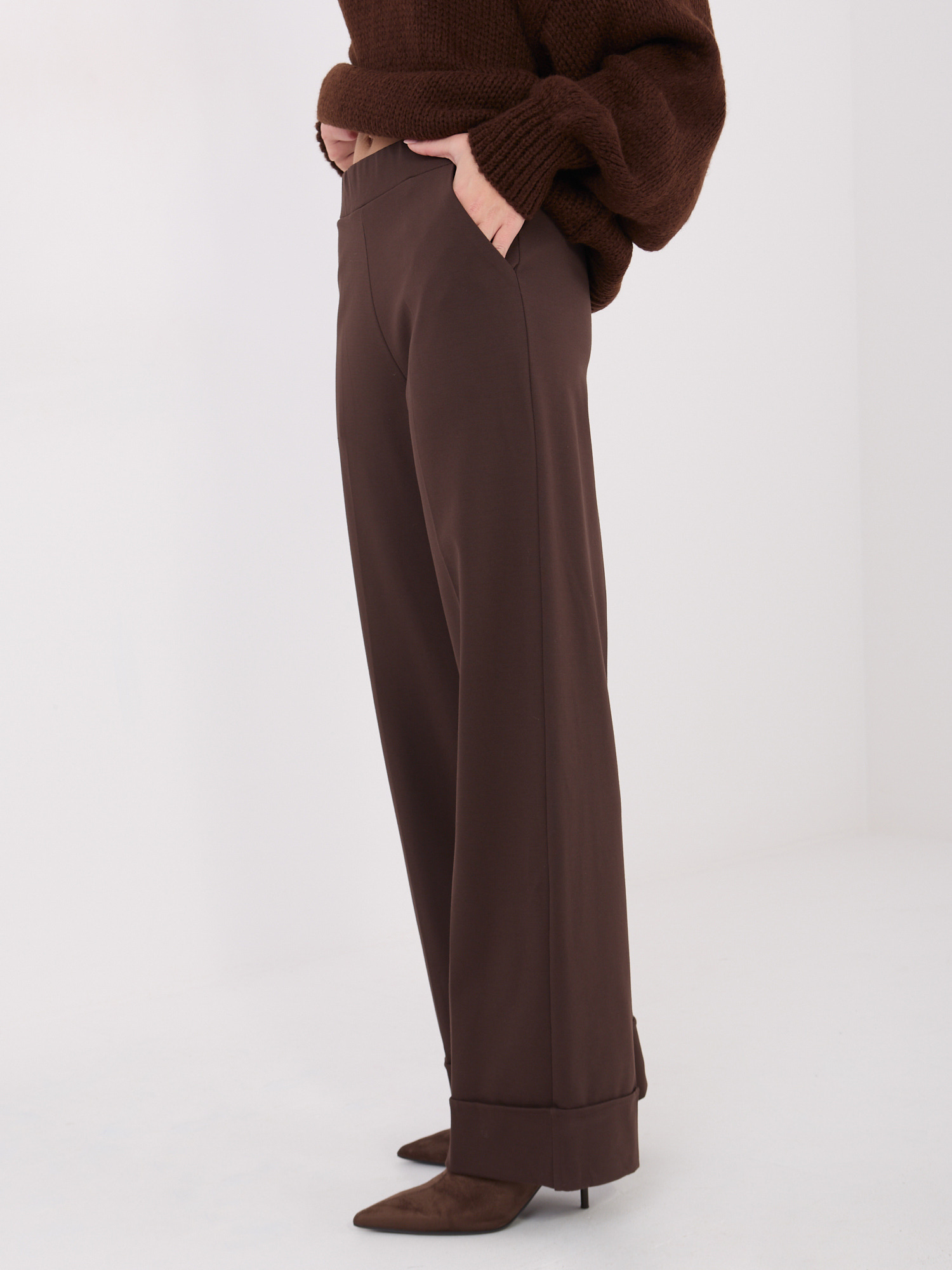Trousers-IT-SP-FL9877.64-dark brown
