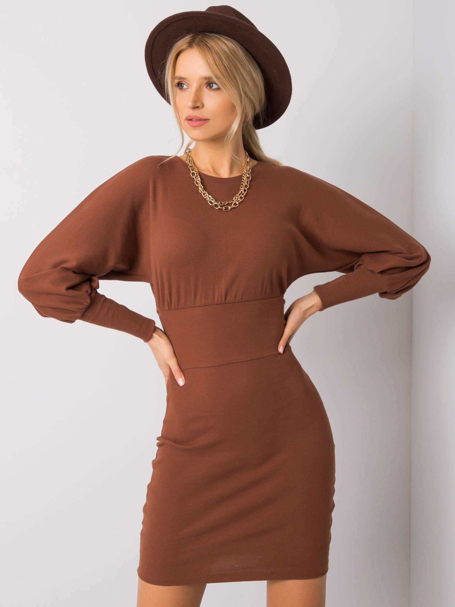 Dress-RV-SK-6079.65-dark brown