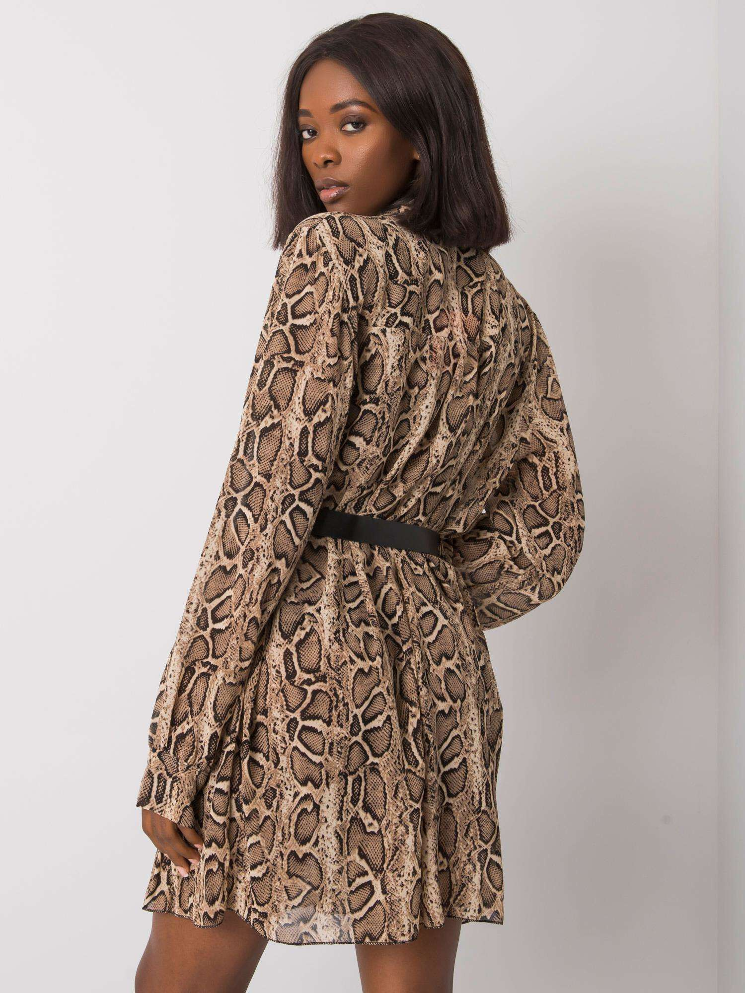 Dress-DHJ-SK-13875-2.12P-black-beige