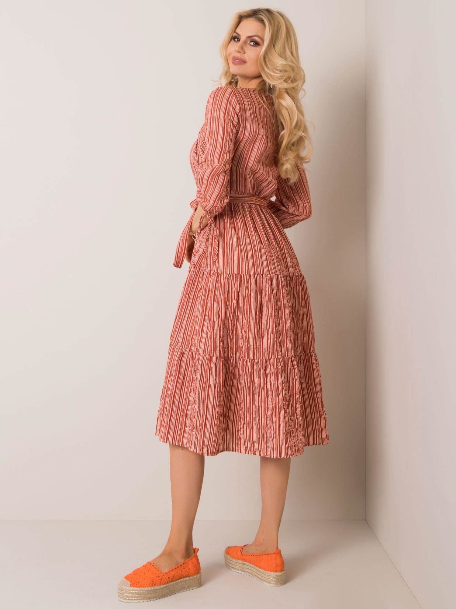 Dress-LK-SK-508005.07P-light brown