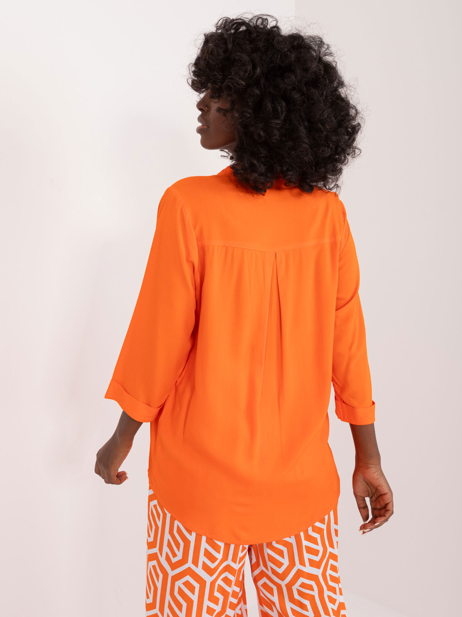 Blouse-D73761M11174A-orange