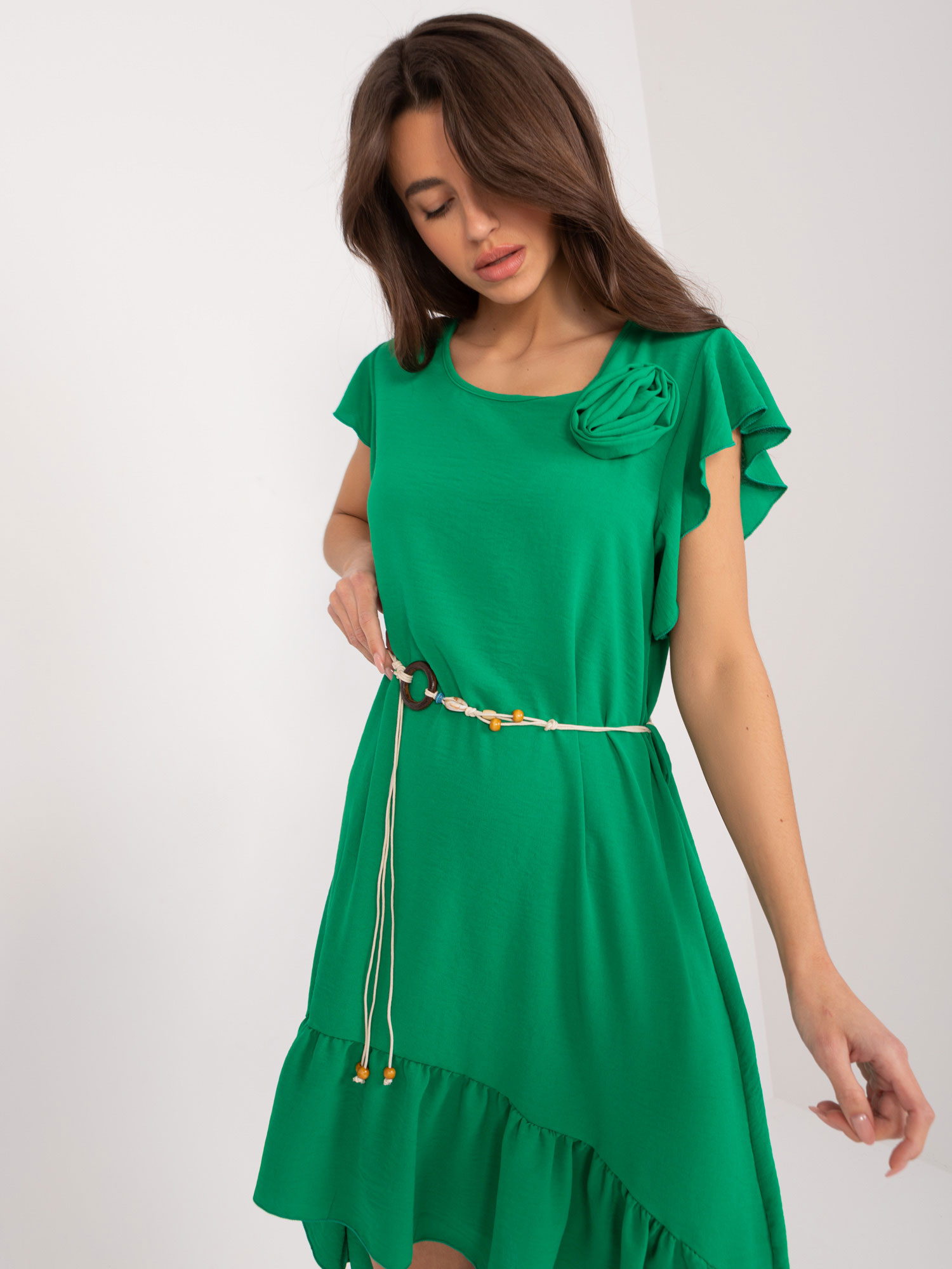 Dress-DHJ-SK-8921.98-Green