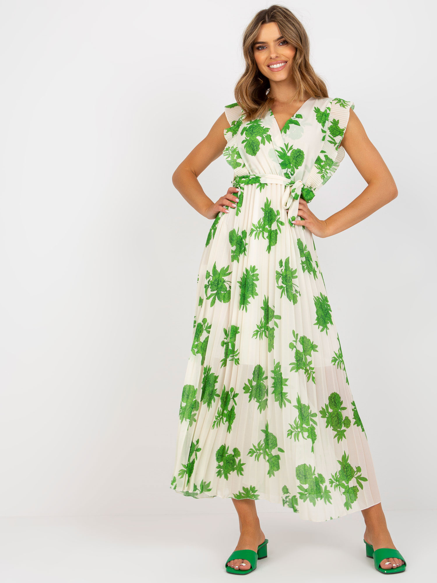 Dress-DHJ-SK-13166.94P-Green