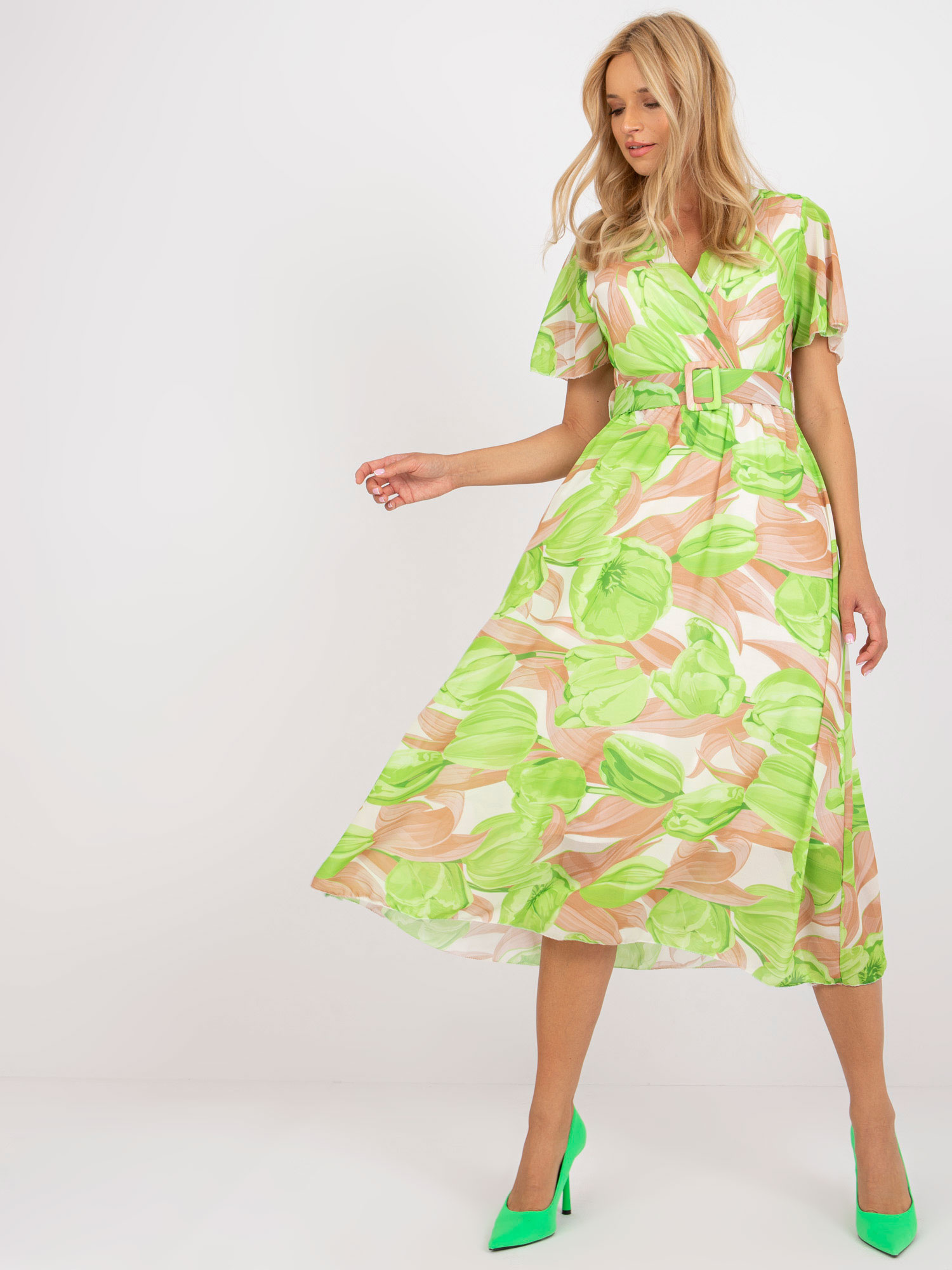 Dress-DHJ-SK-15967.54P-light green