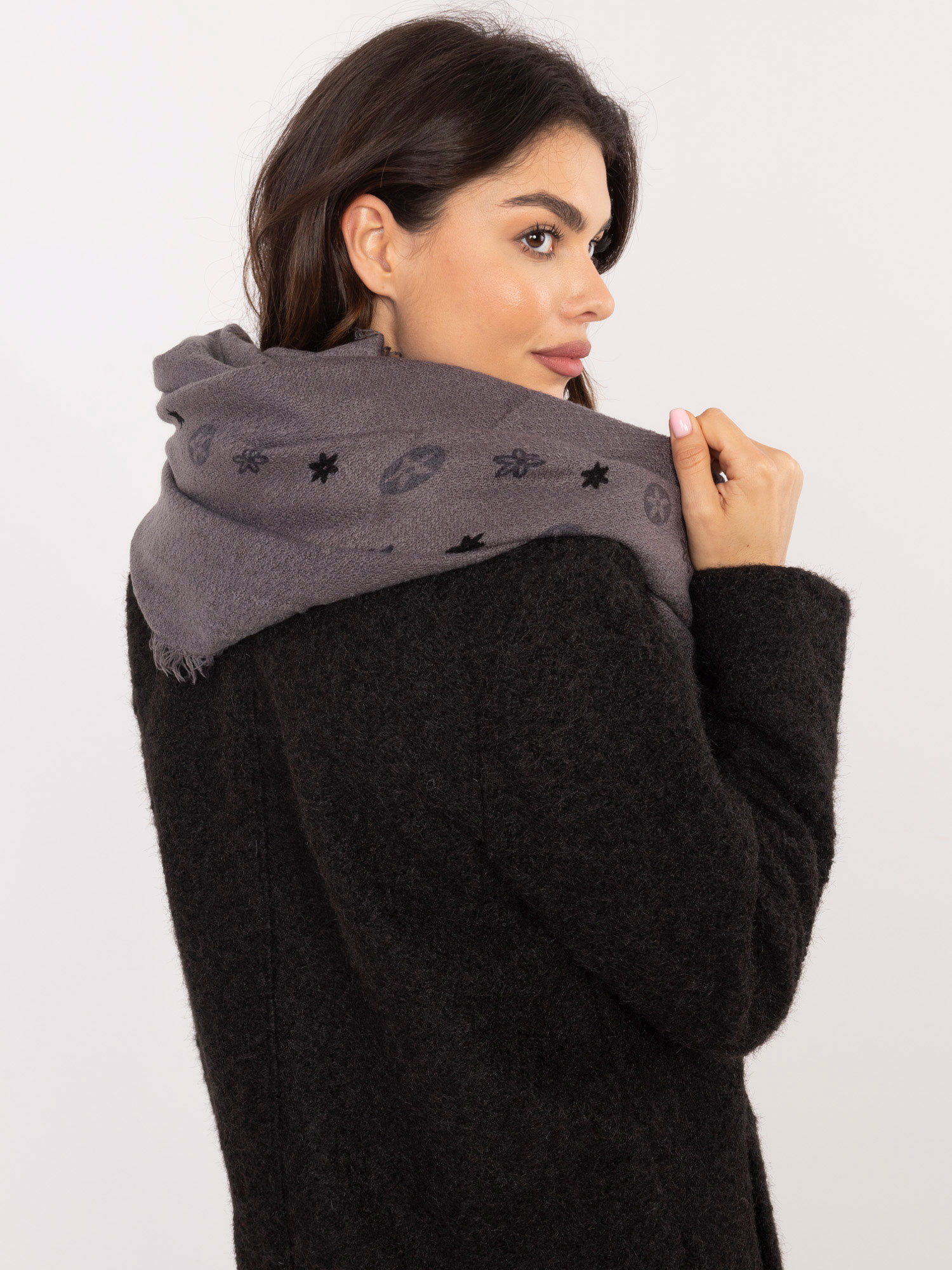Scarf-AT-SZ-23504.93P-dark gray