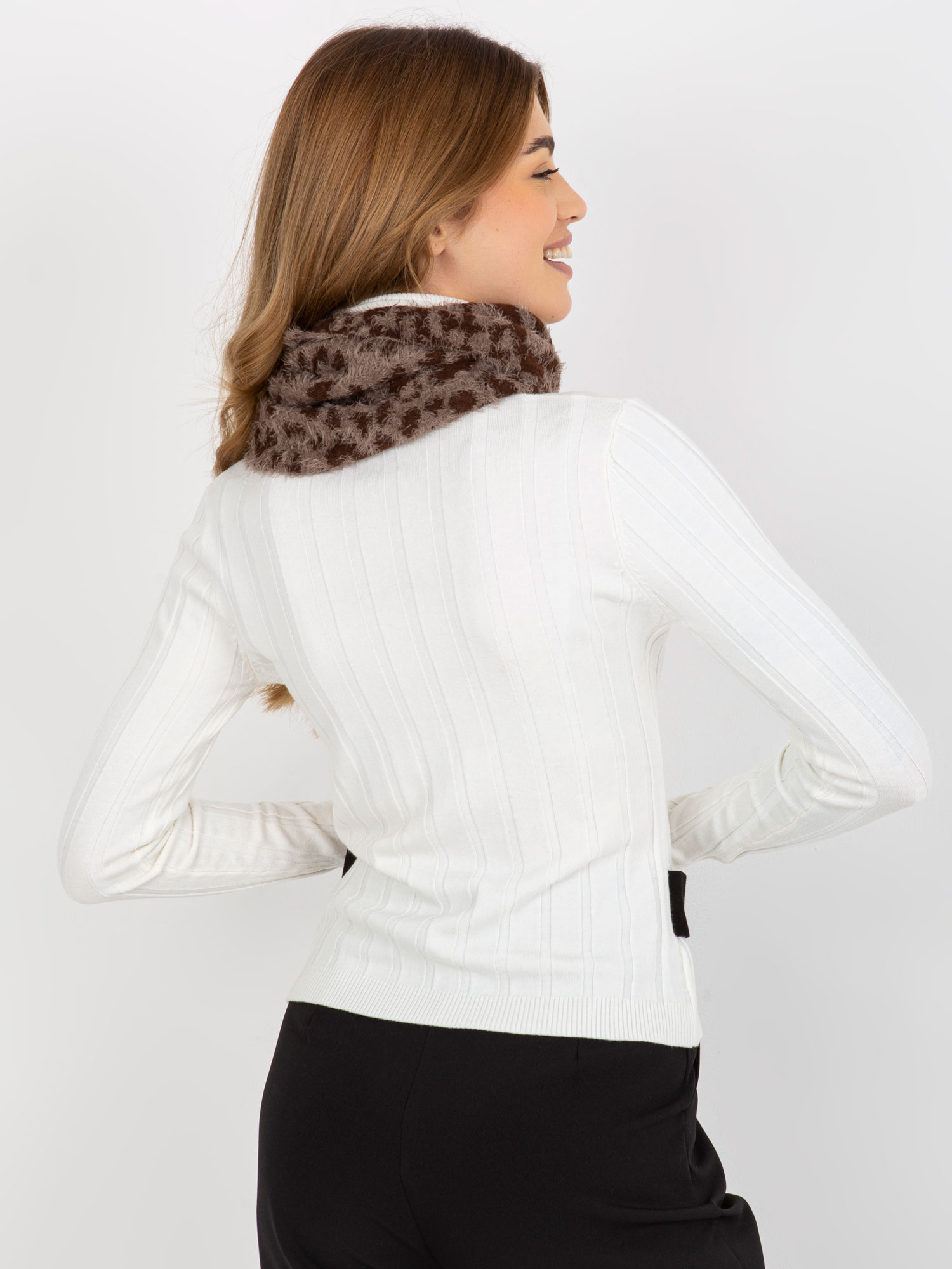Scarf-AT-KM-ENEC-B63.33P-dark beige