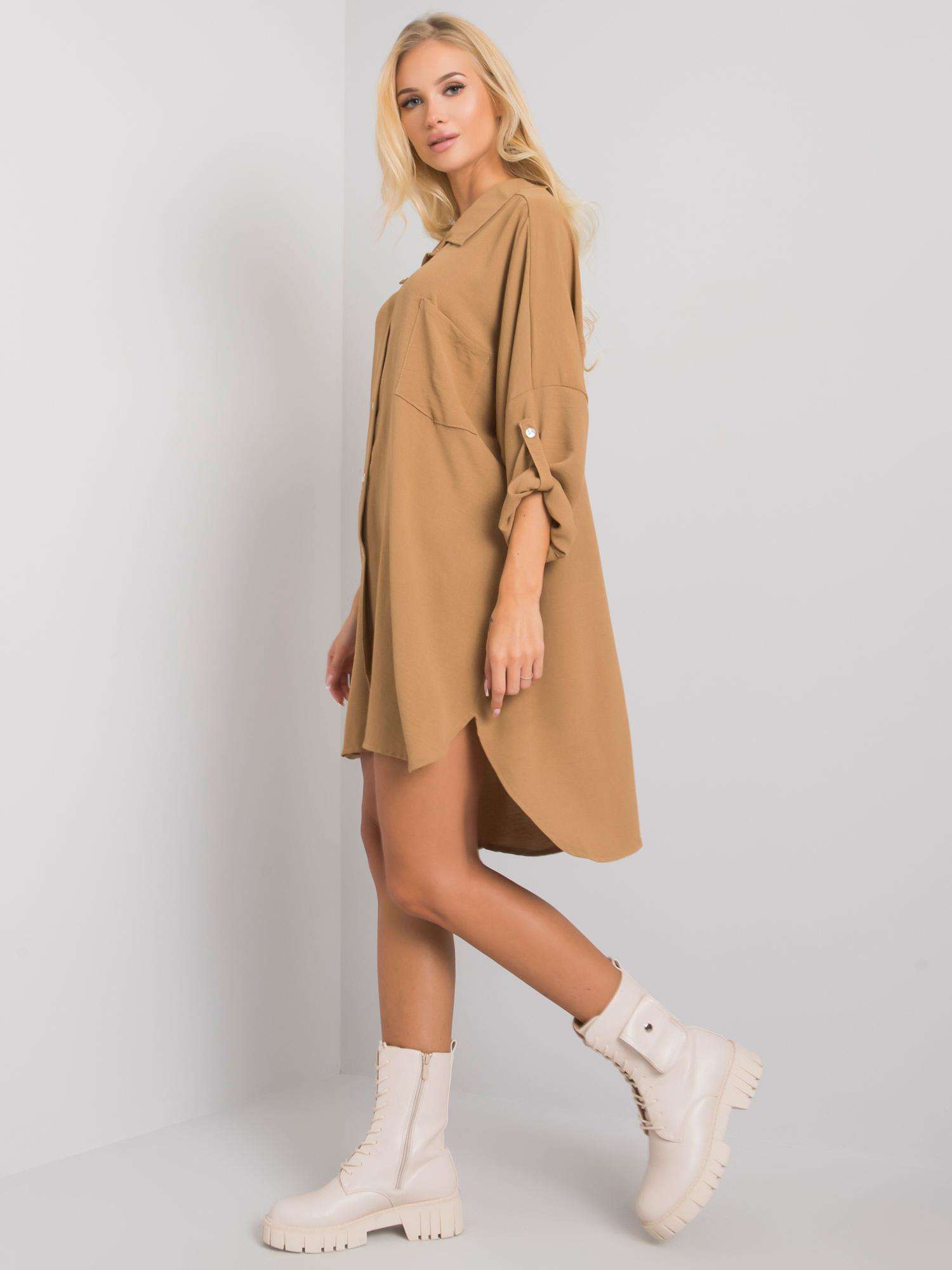 Dress-DHJ-SK-13938.02P-dark beige