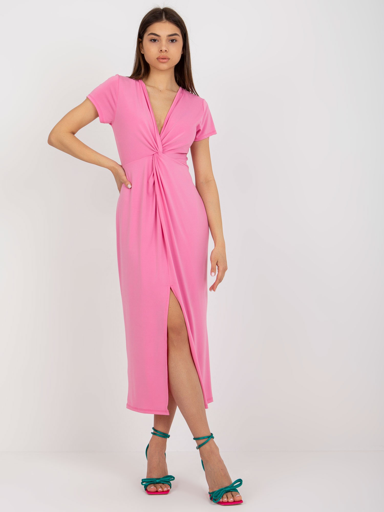 Dress-DHJ-SK-17302.39X-Pink