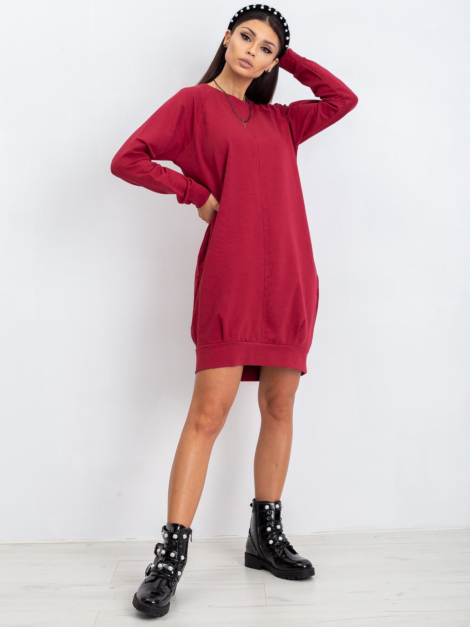 Dress-RV-TU-5184.93P-burgundy